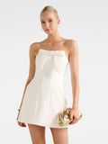 Harper Strapless Bow Mini Dress