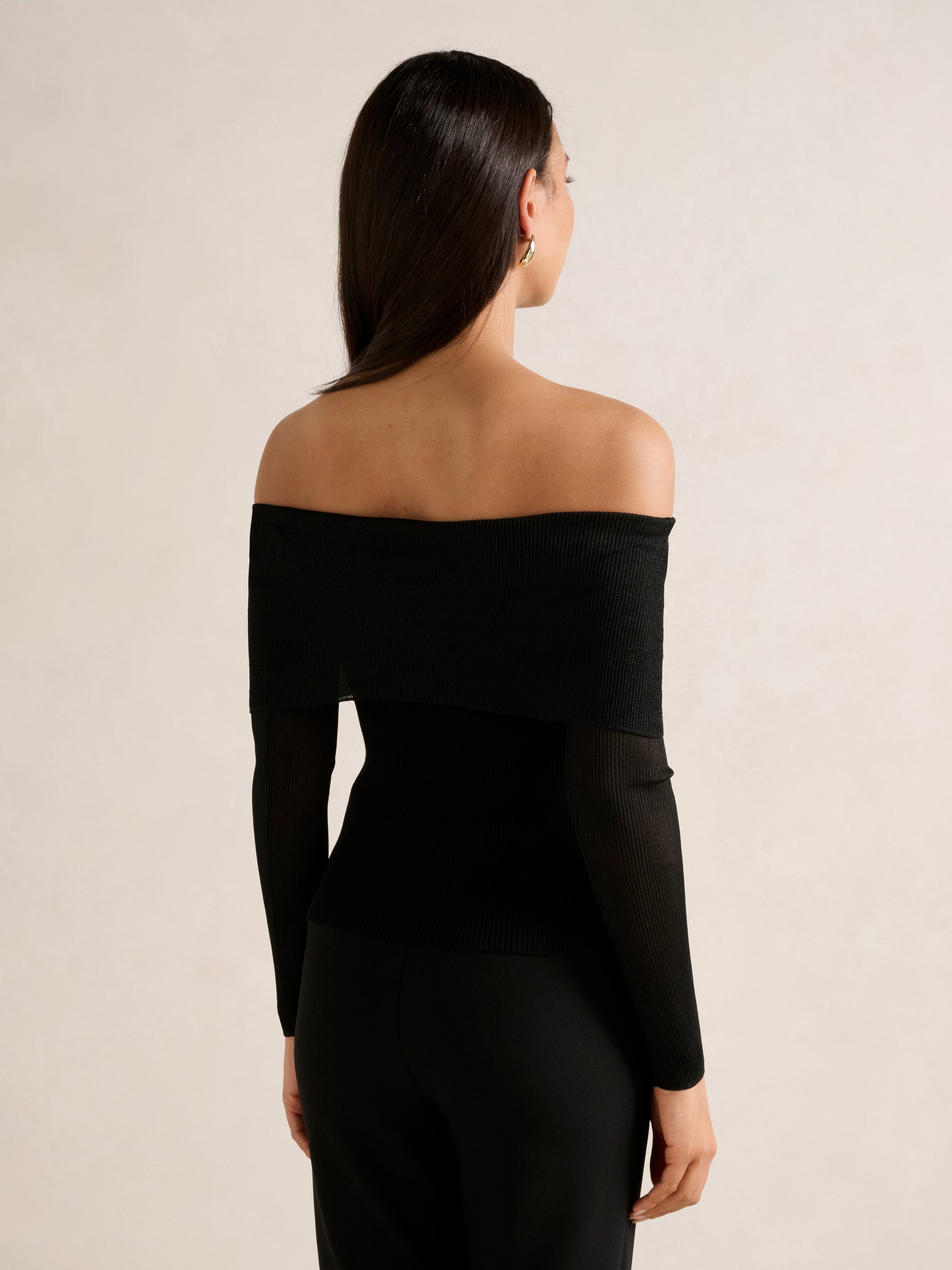 Brynn Bardot Knit Top