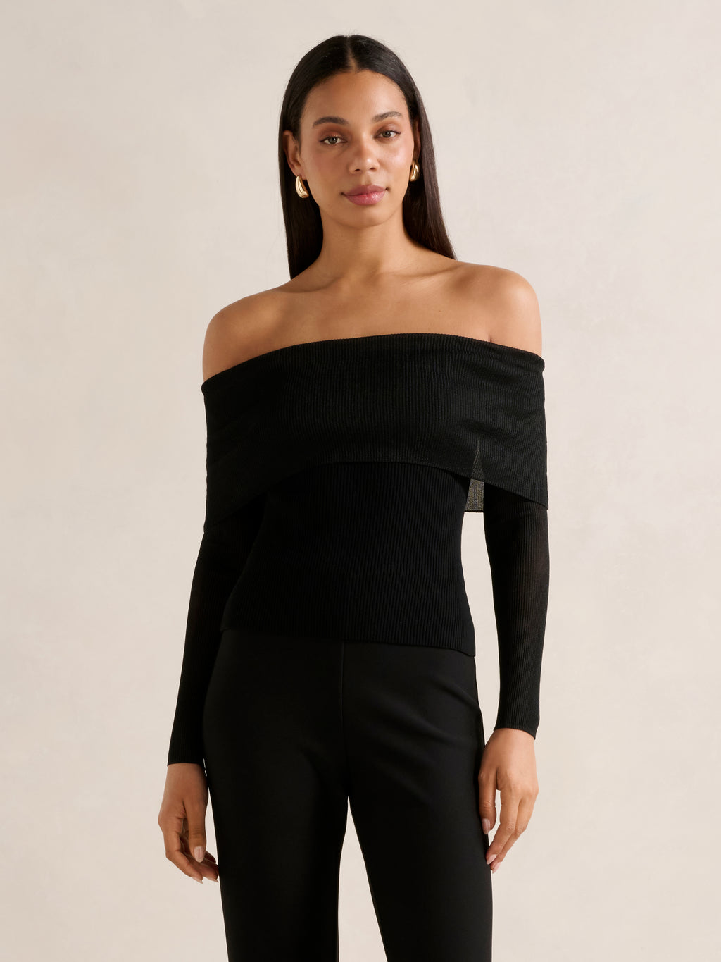 Brynn Bardot Knit Top
