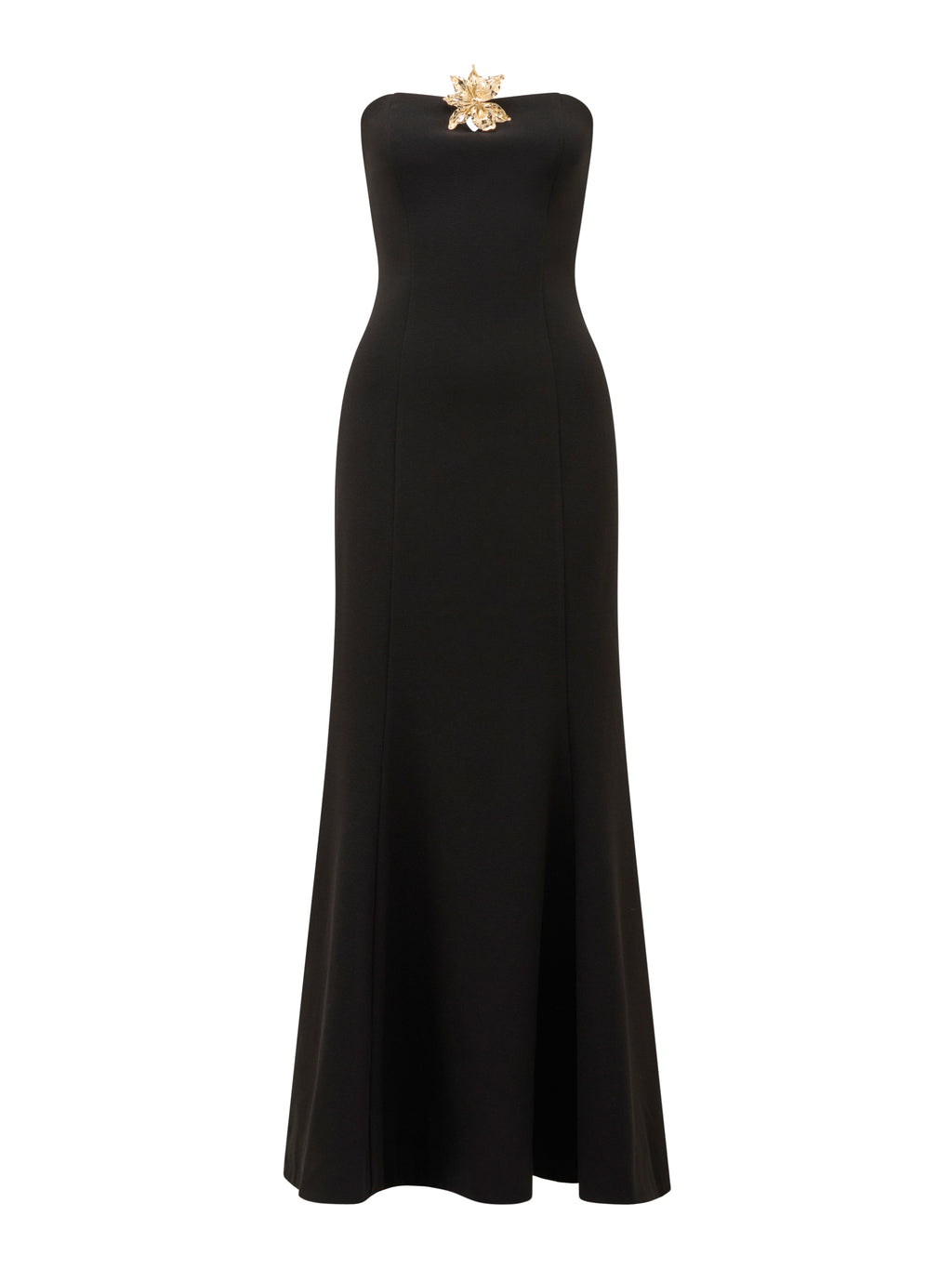 Astra Strapless Fishtail Maxi Dress