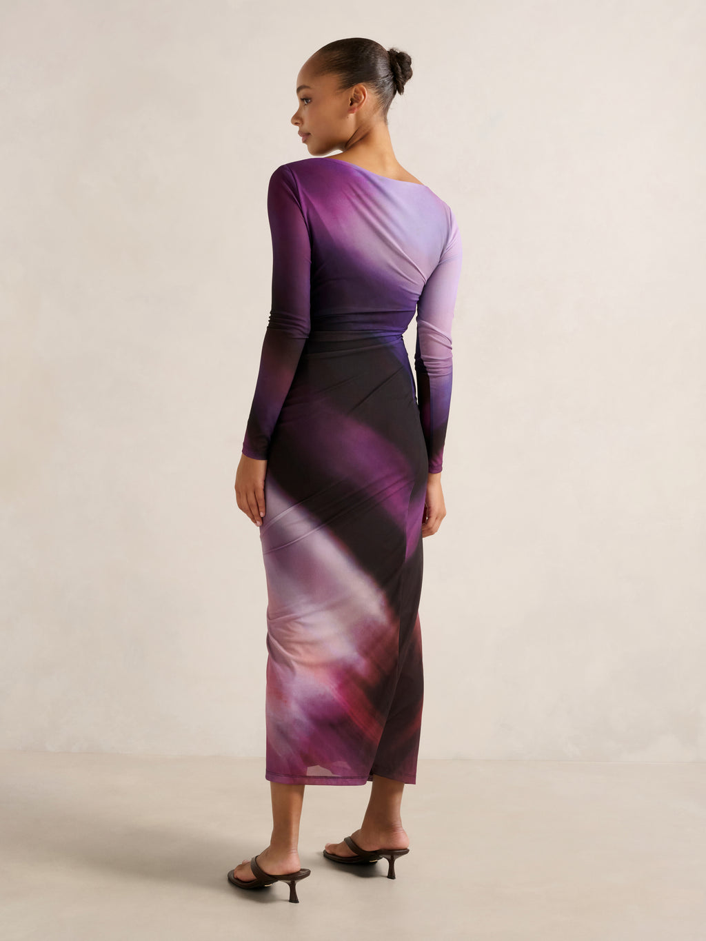 Stephanie Long Sleeved Midi Dress