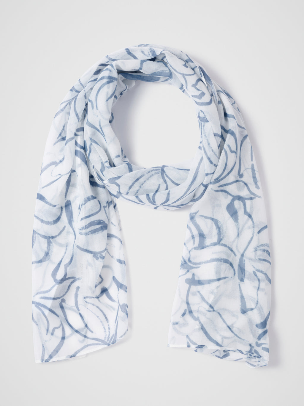 Eden Floral Print Lightweight Scarf