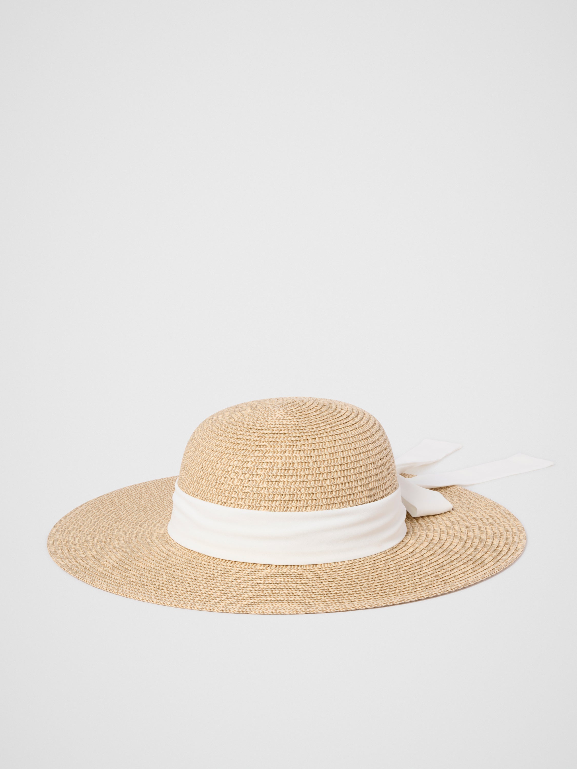 Fia Floppy Chiffon Detail Hat