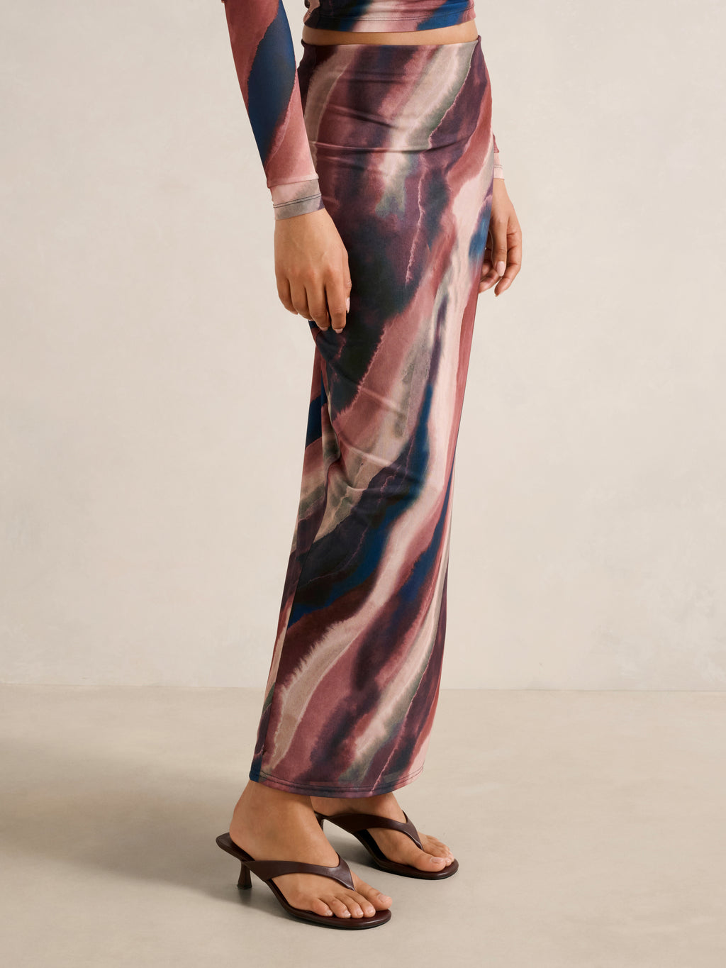 Mia Mesh Maxi Skirt