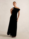 Winslet Off Shoulder Velvet Gown