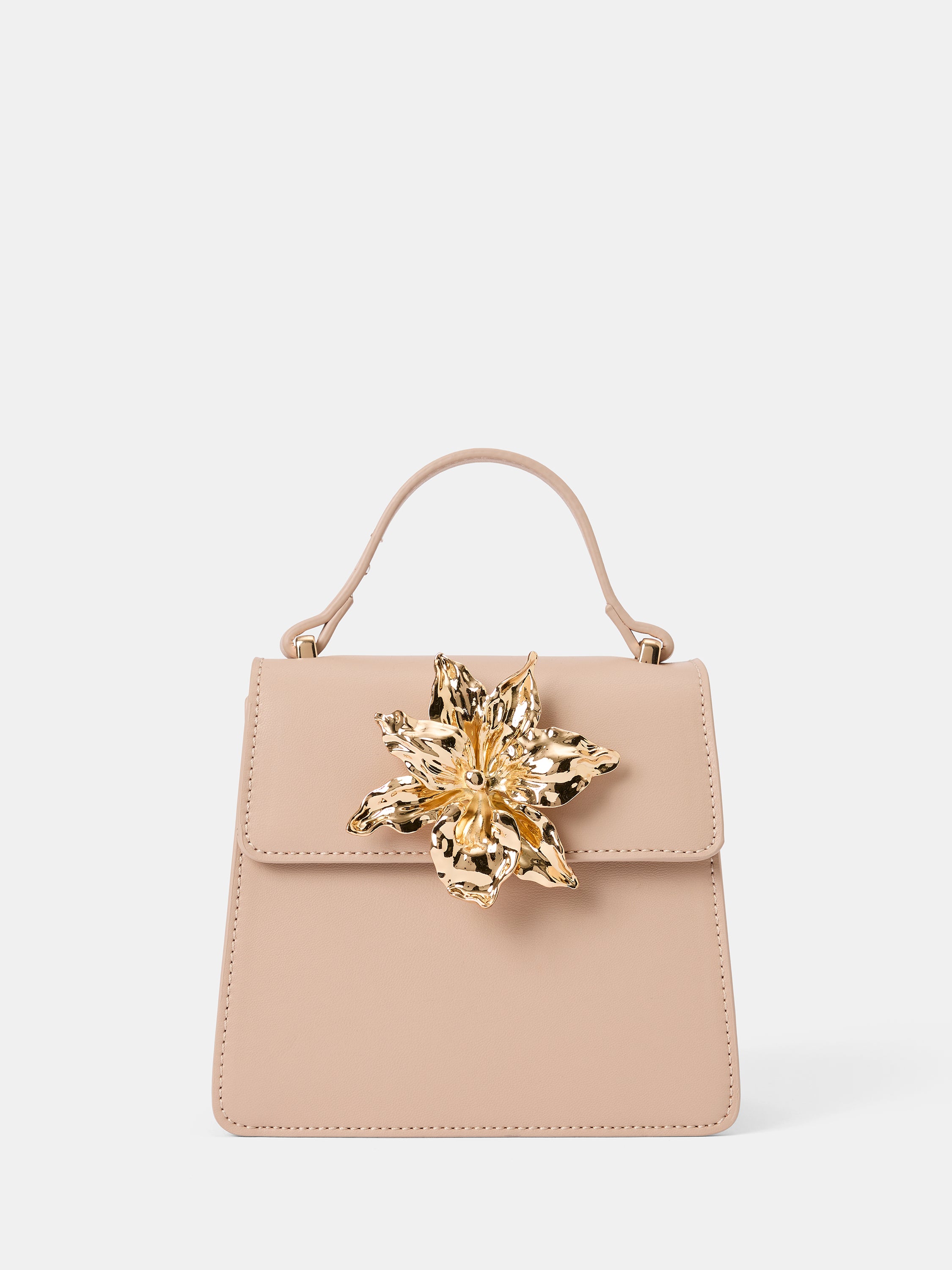 Maria Metal Flower Small Bag