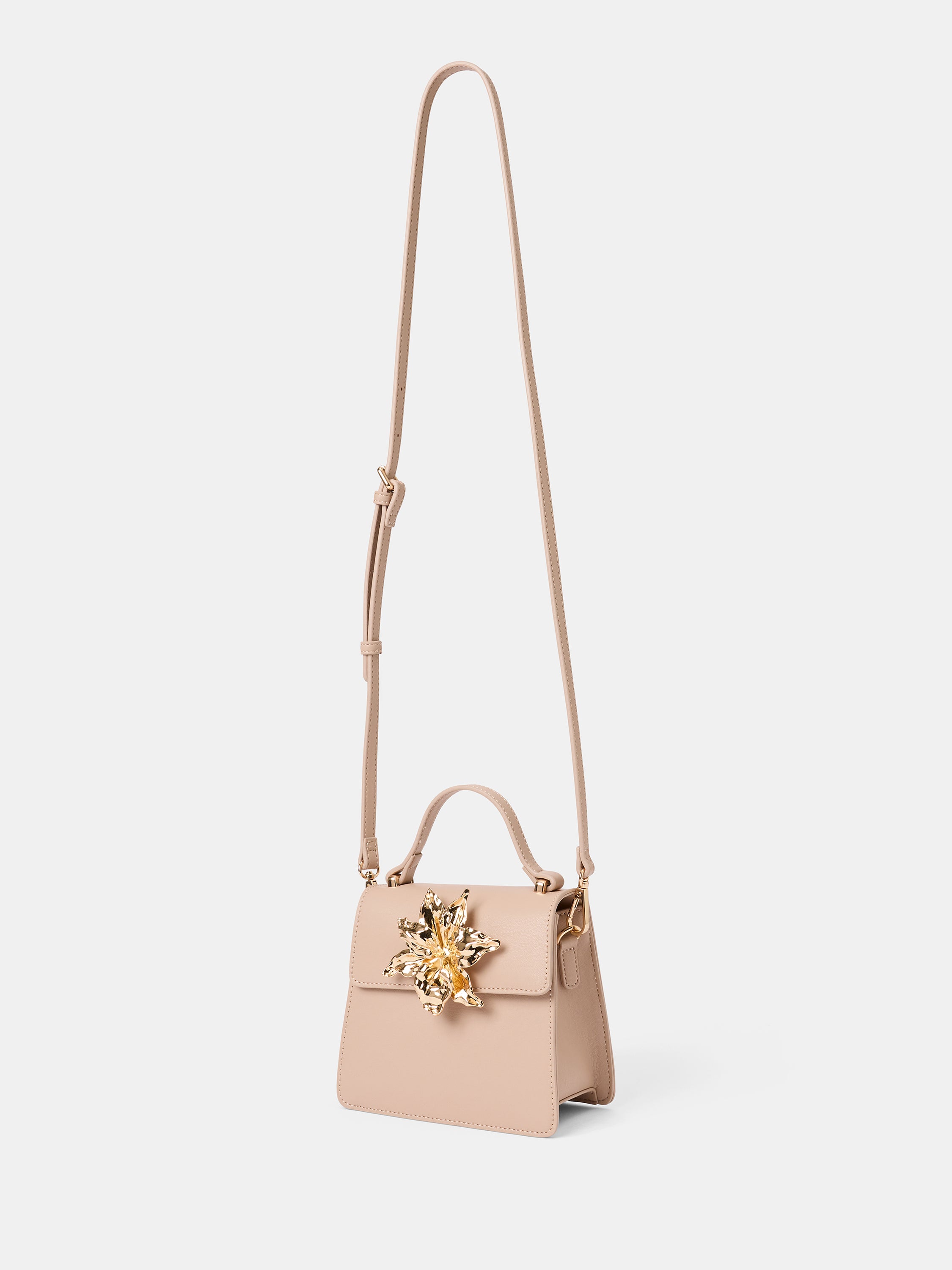 Maria Metal Flower Small Bag