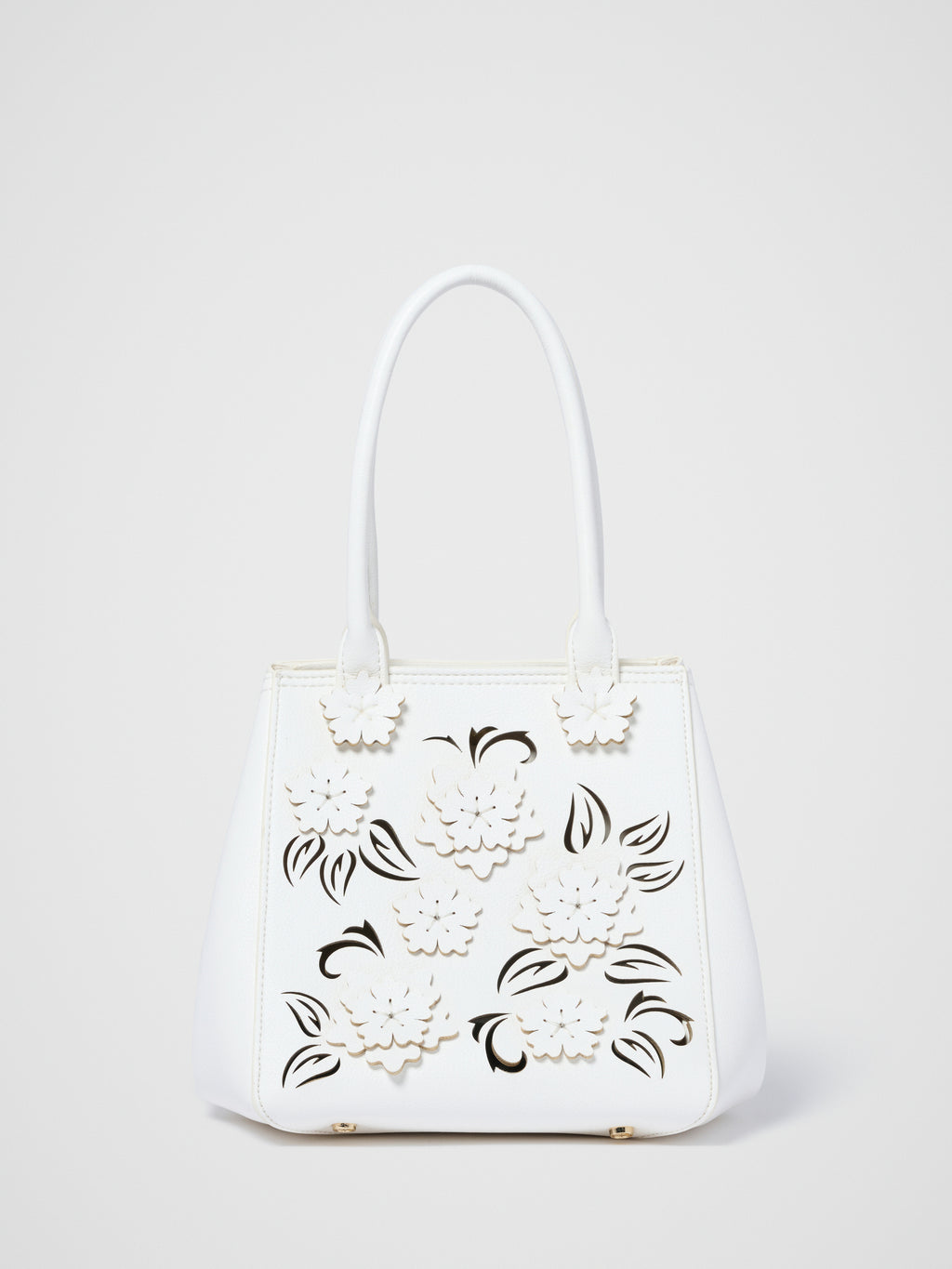 Clementine Cutout Floral Tote