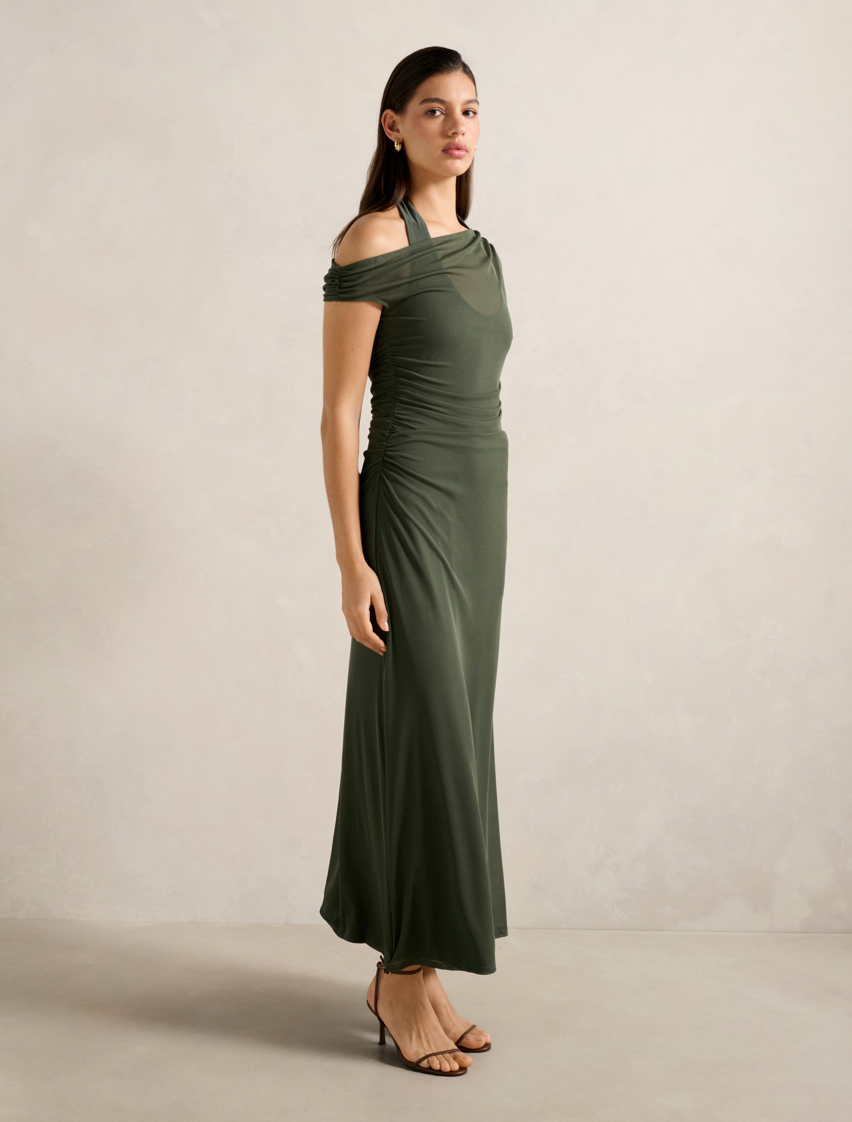 Brooklyn Layered Jersey Maxi Dress