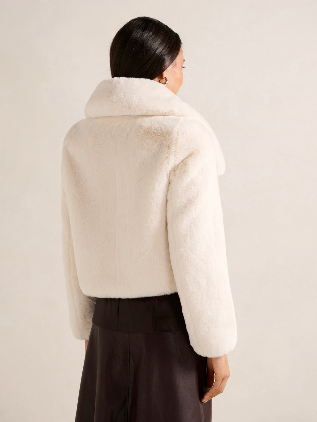 Casey Crop Faux Fur