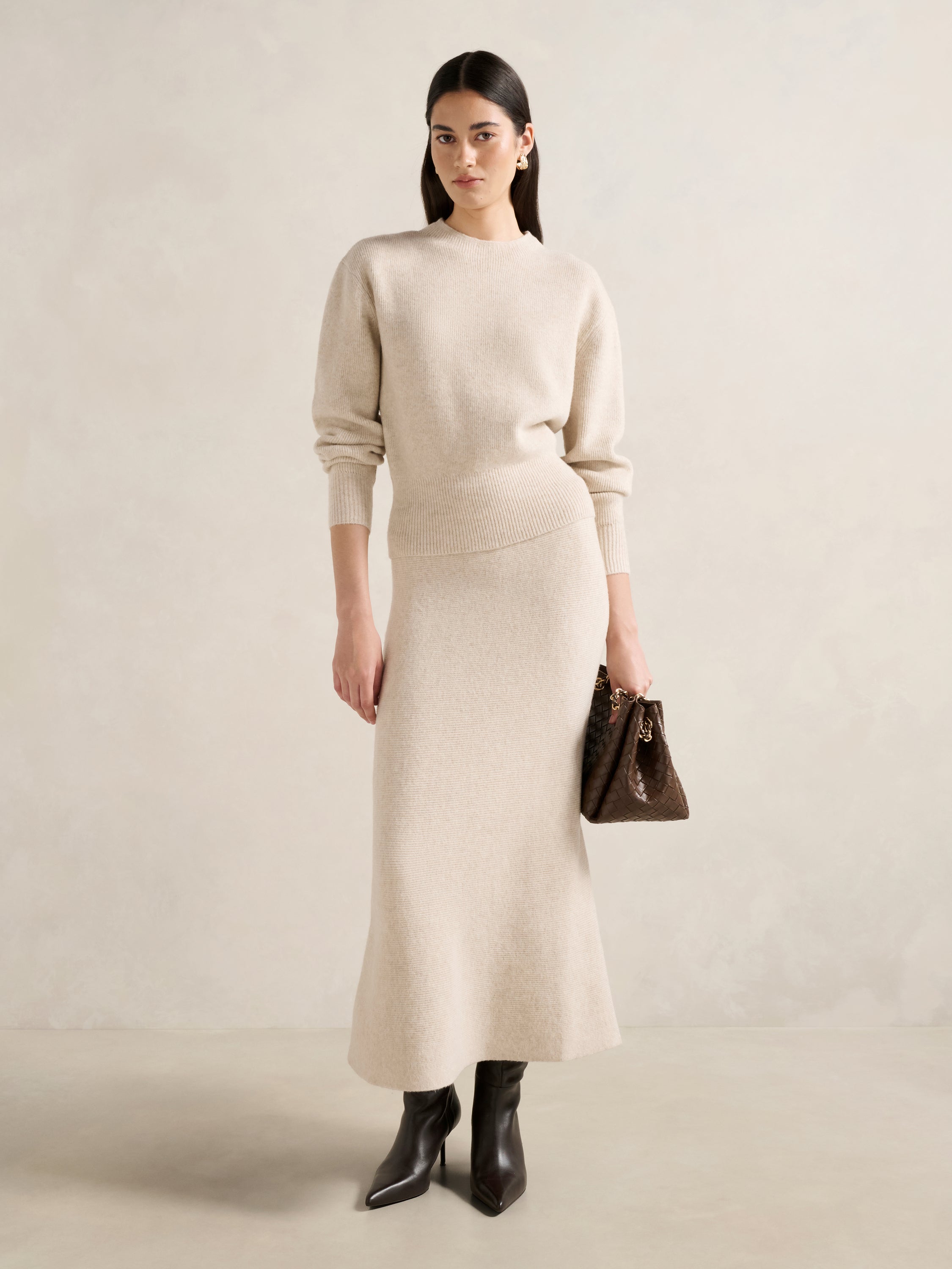 Cora Cinched Hem Knit Sweater