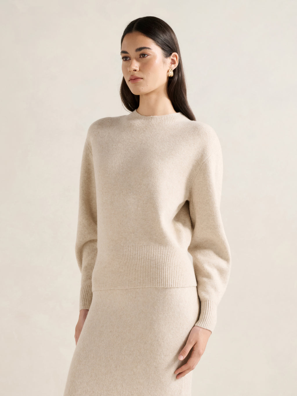 Cora Cinched Hem Knit Sweater