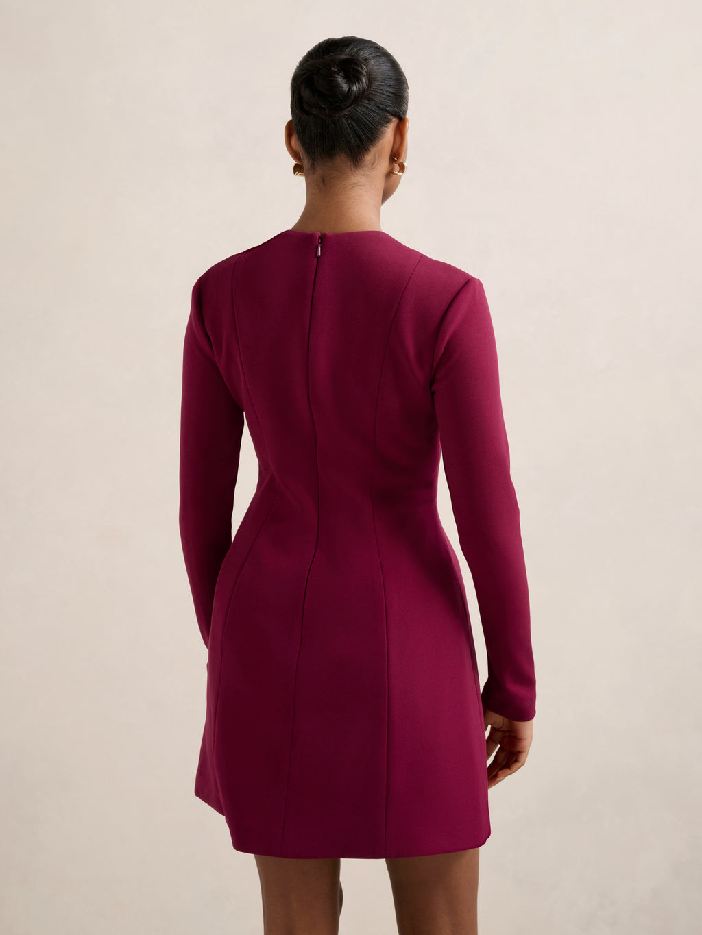 Ruby Petite Long Sleeve Mini Dress