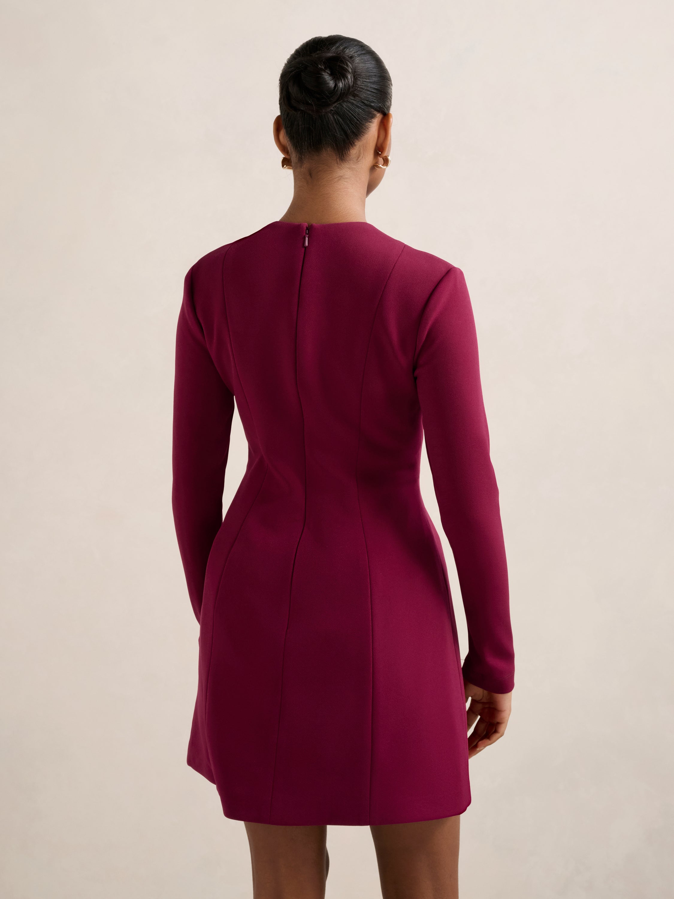 Ruby Petite Long Sleeve Mini Dress