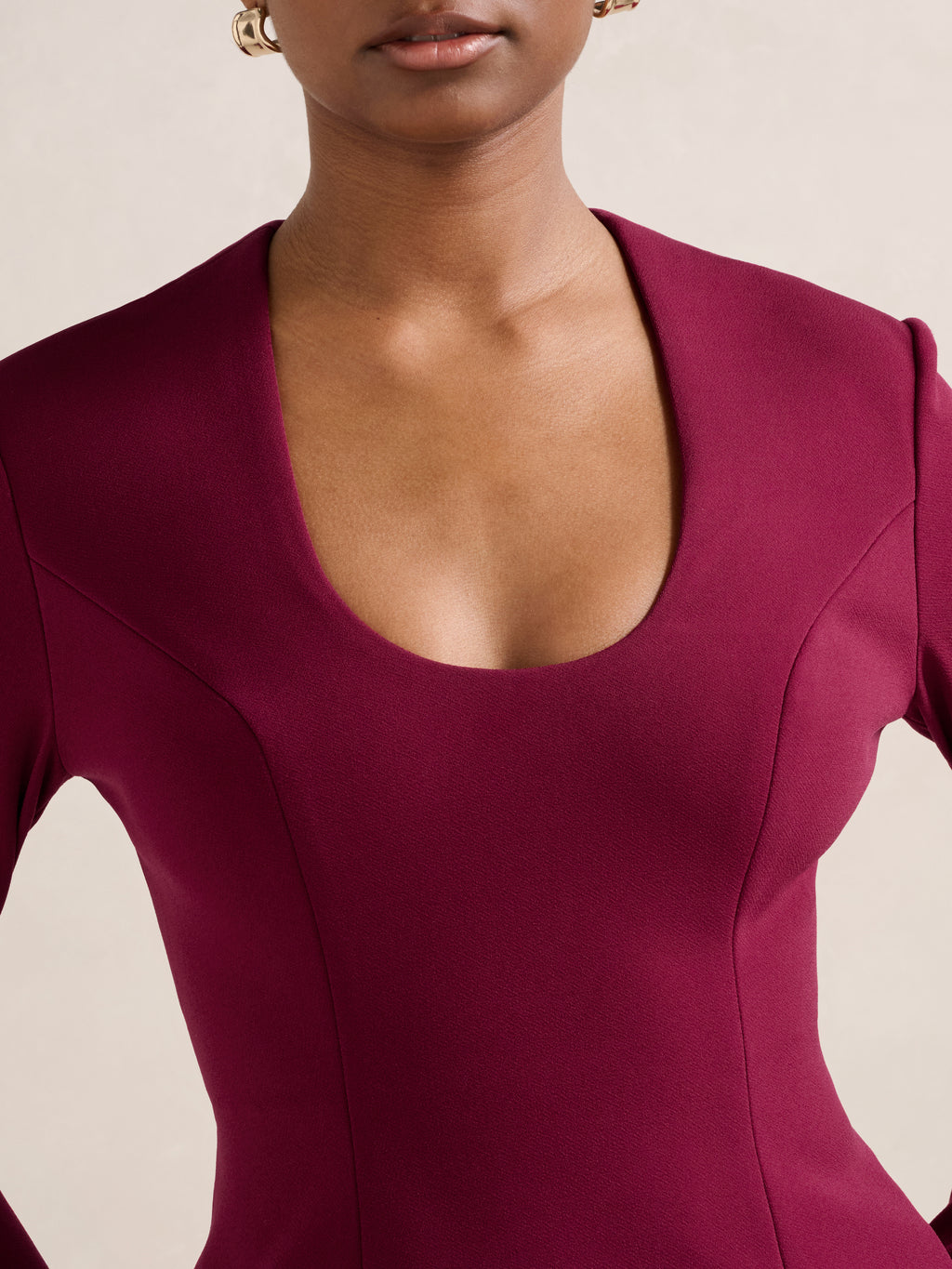 Ruby Petite Long Sleeve Mini Dress