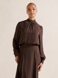 Preslee Neck Tie Blouse