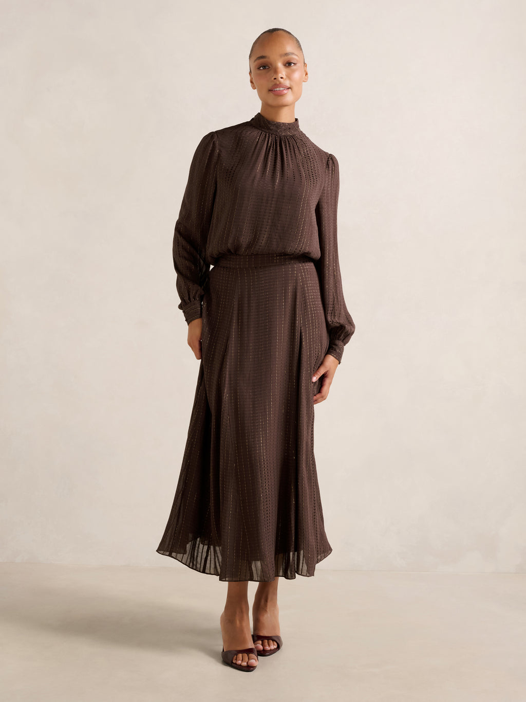 Preslee Neck Tie Blouse