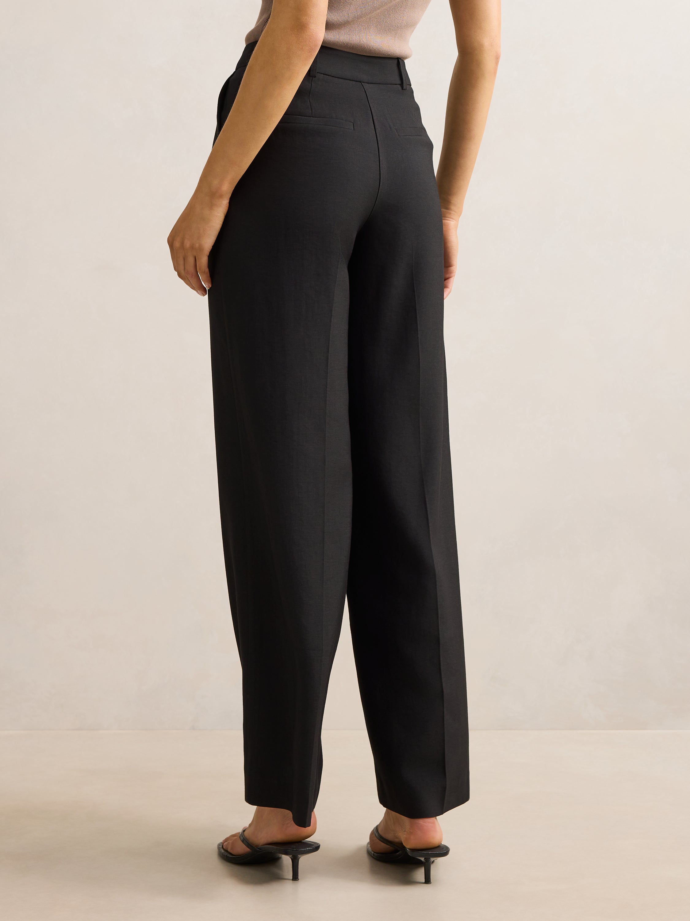 Penelope Pintuck Straight Leg Pant