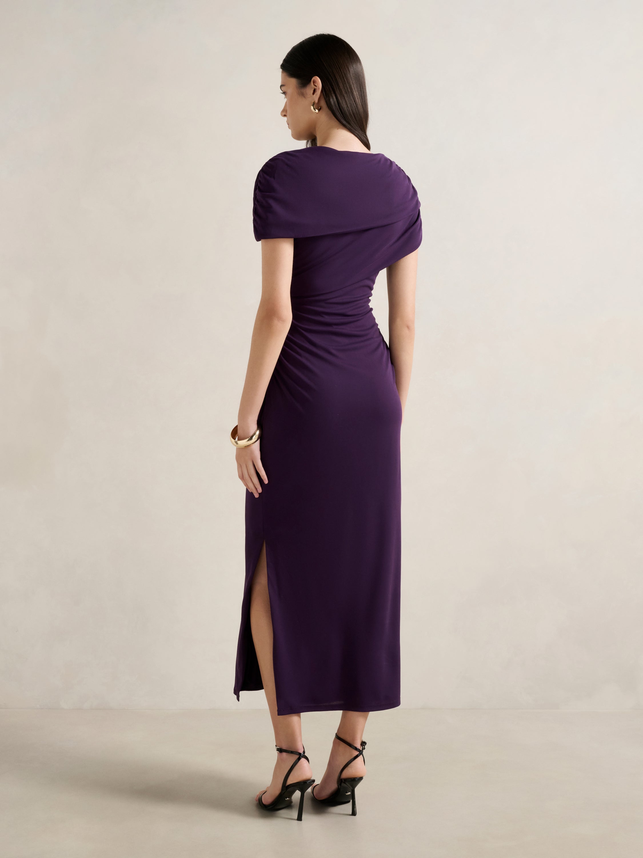 Kori Draped Midi Dress