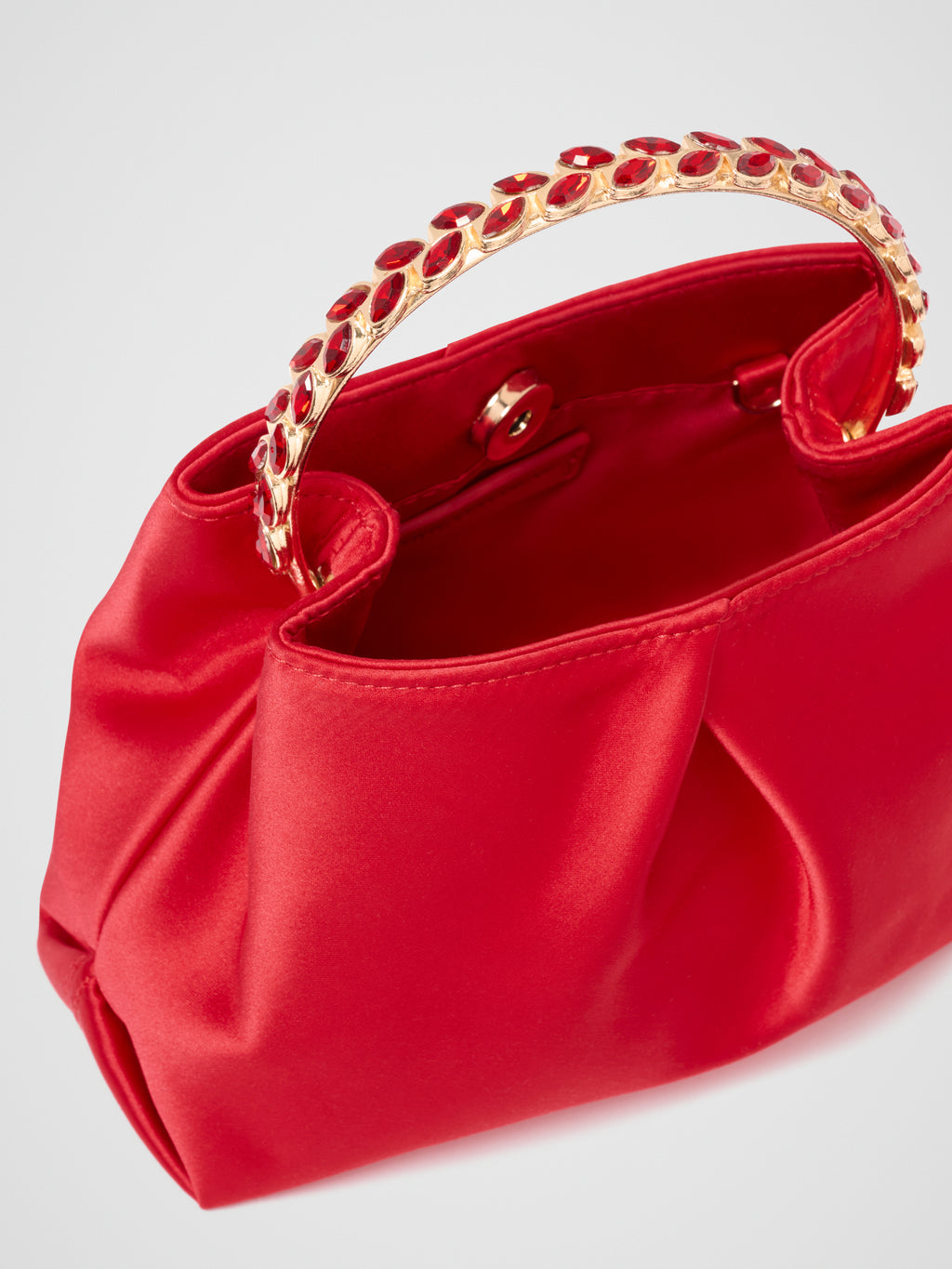 Juniper Jewel Handle Soft Clutch