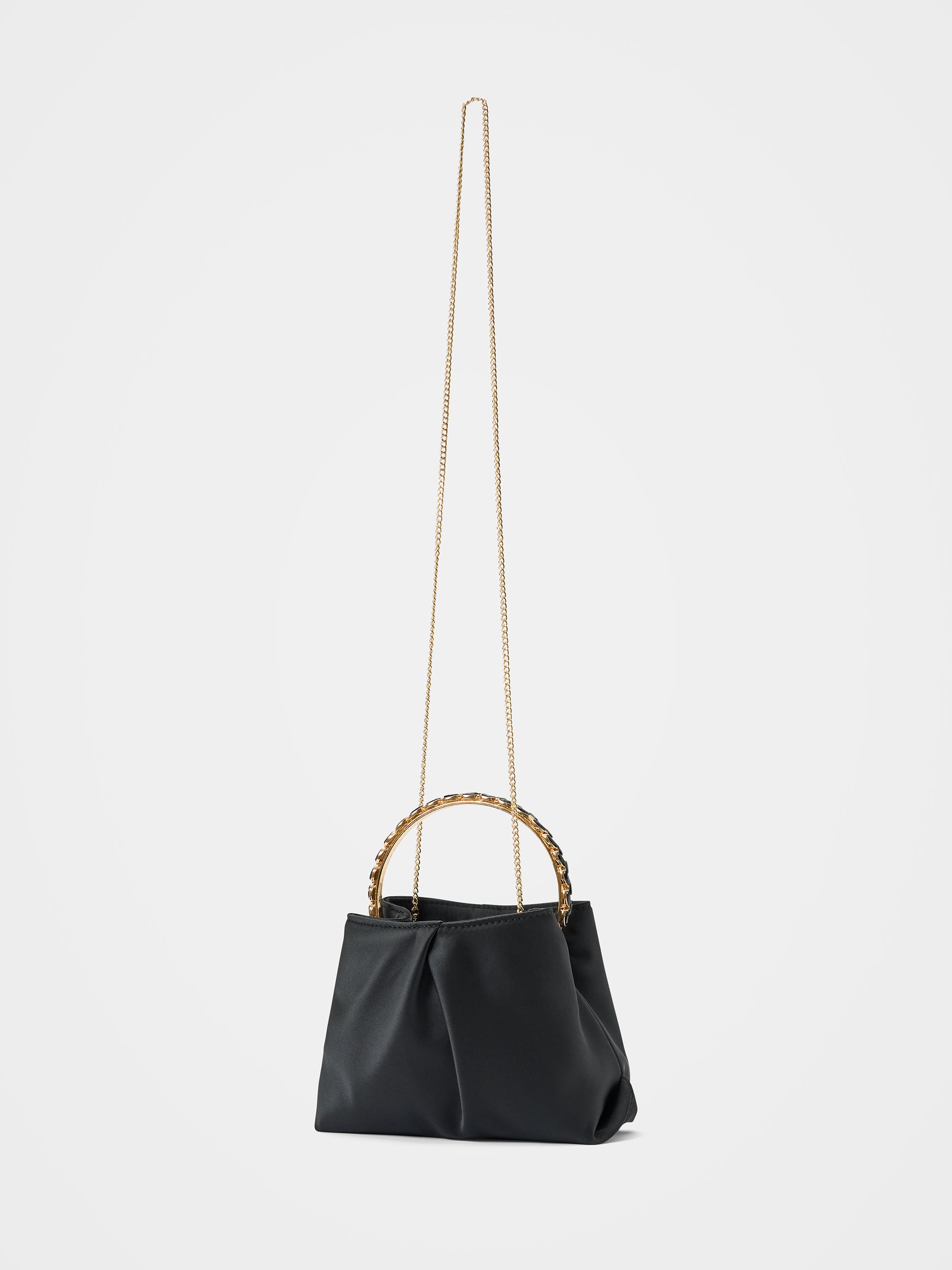 Juniper Jewel Handle Soft Clutch