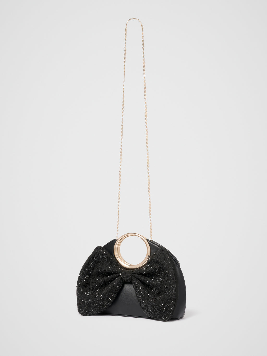 Sandra Round Handle Bow Clutch