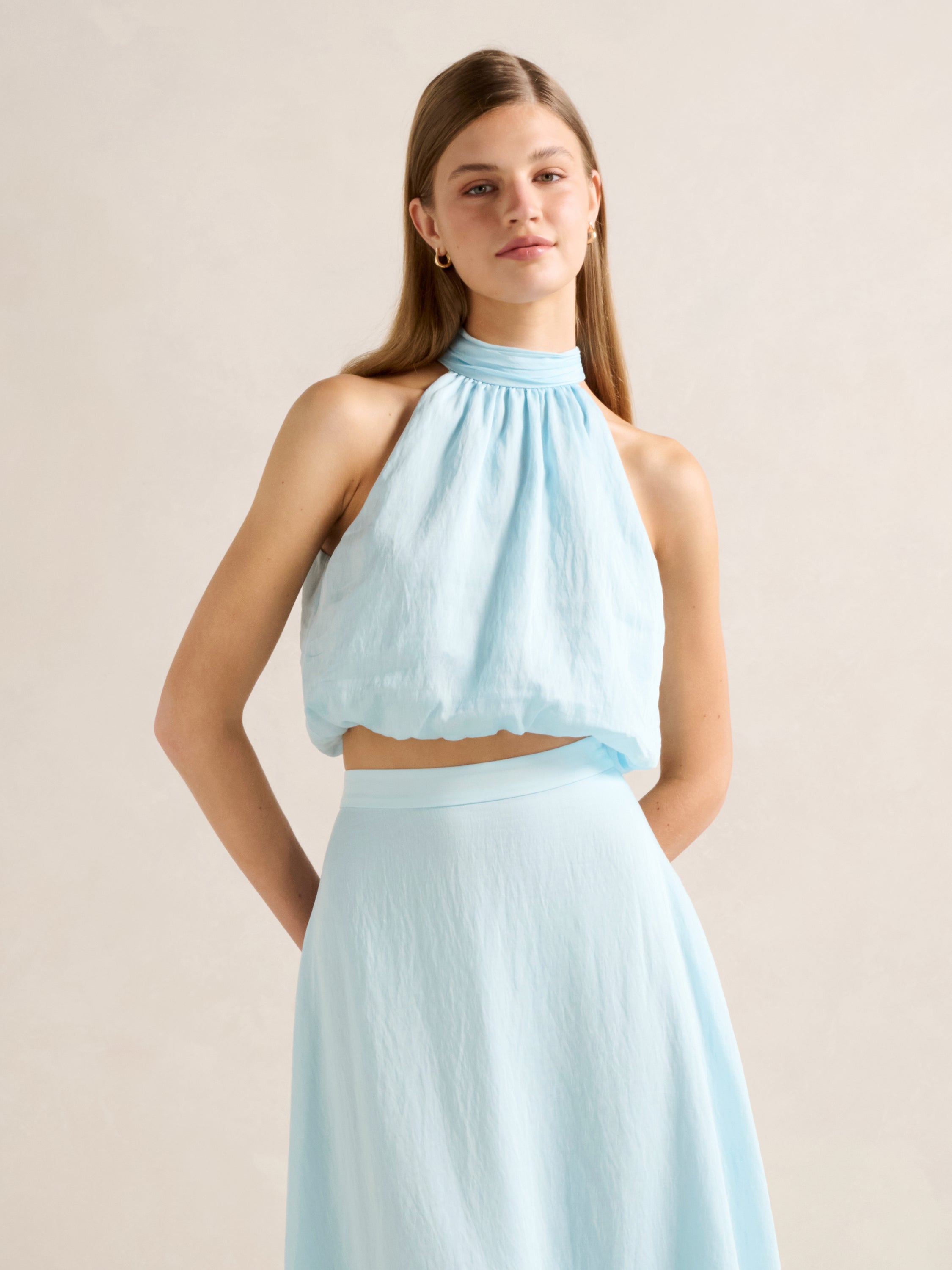 Maisie Halter Tie Up Top