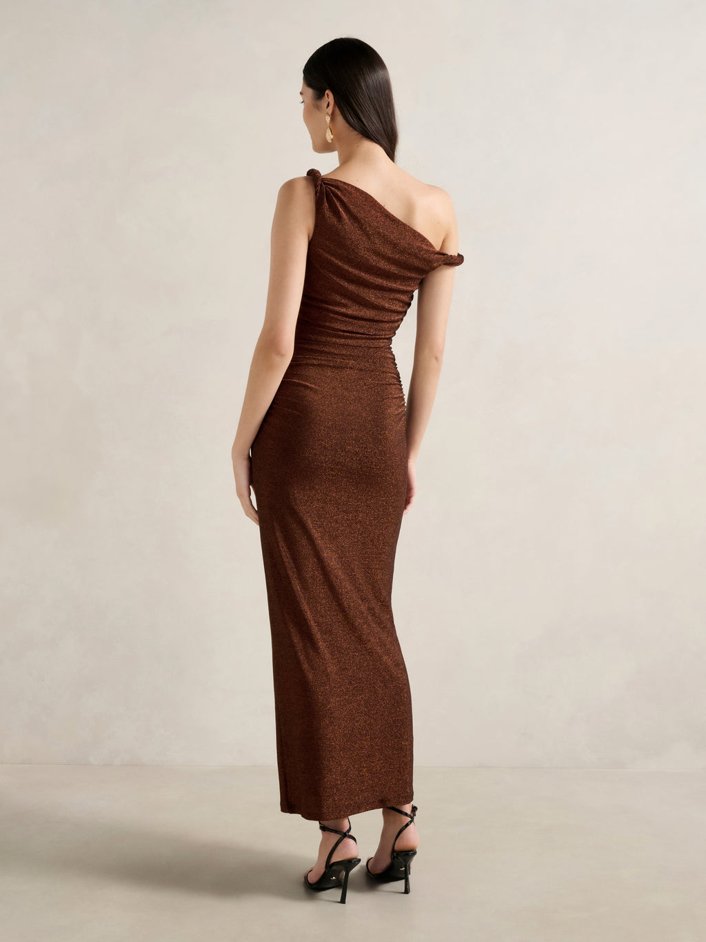 Vivian Asym Twist Maxi Dress