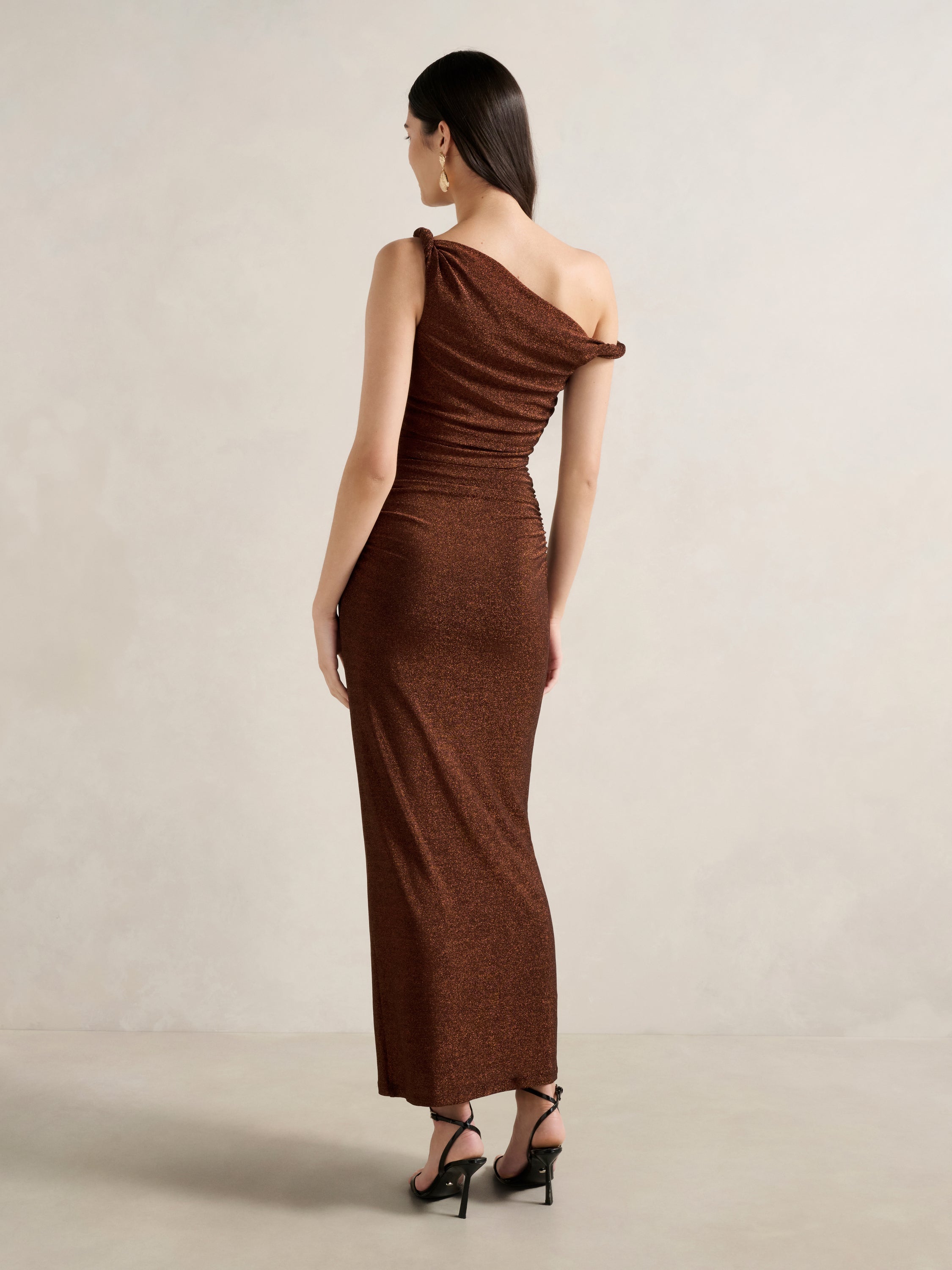 Vivian Asym Twist Maxi Dress