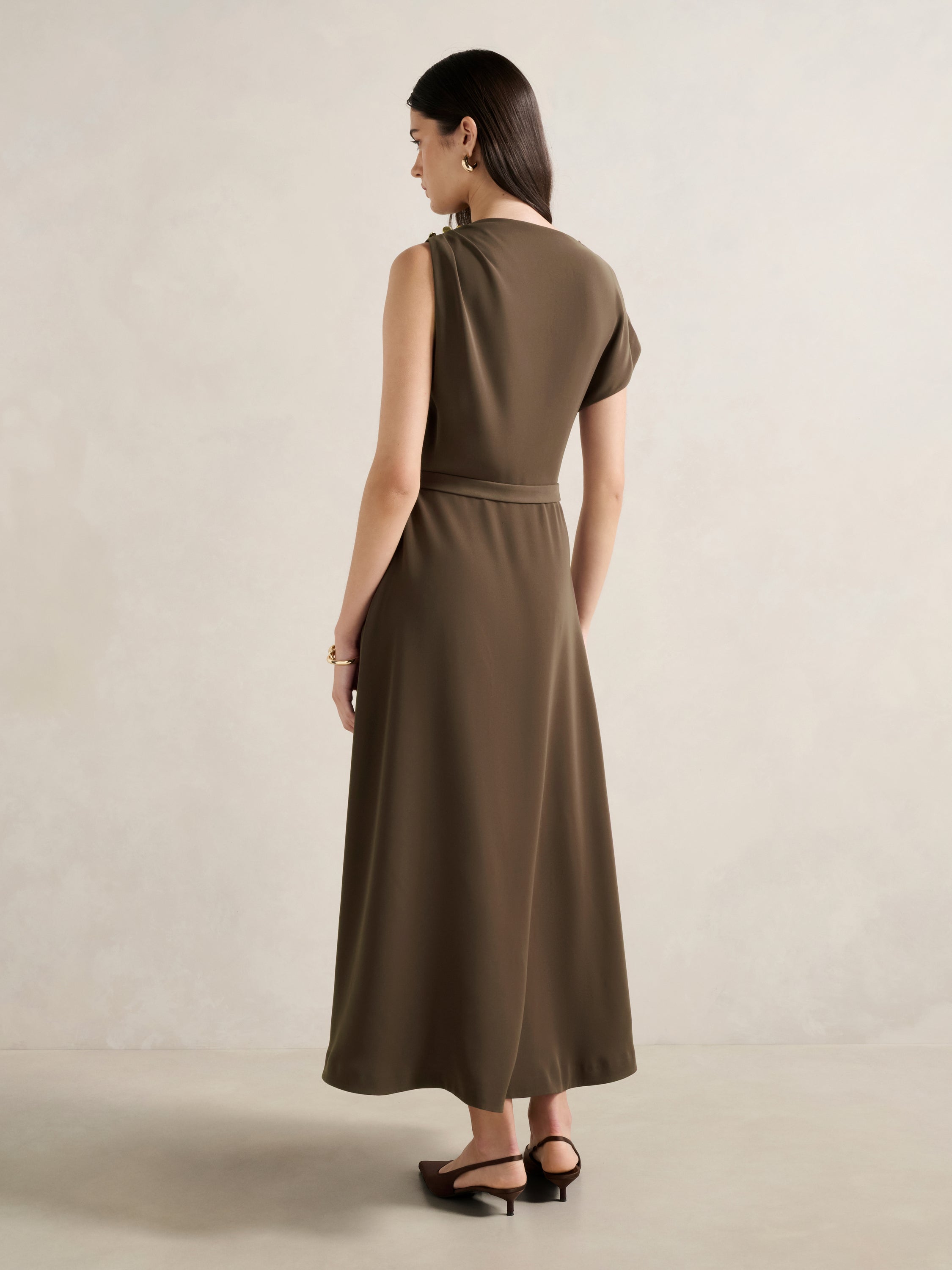 Kylee Draped Midi Dress