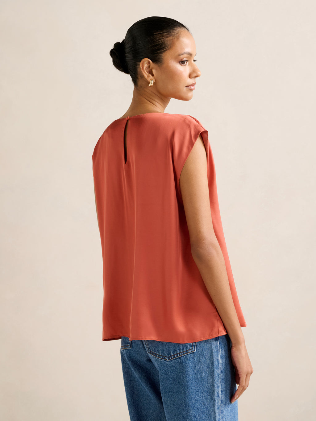 Frida Petite Funnel Neck Top