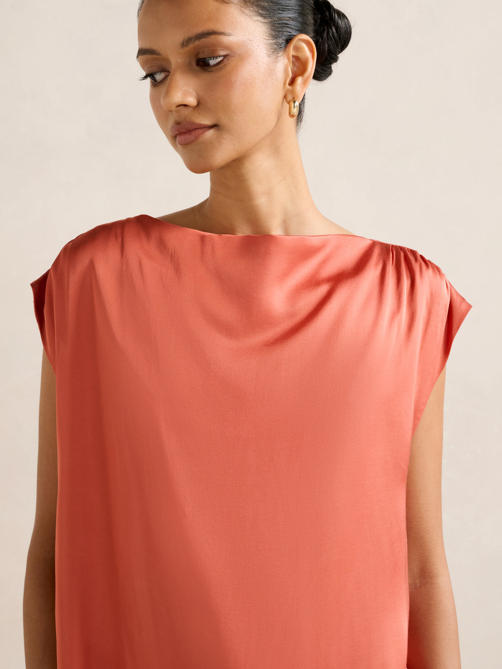 Frida Petite Funnel Neck Top