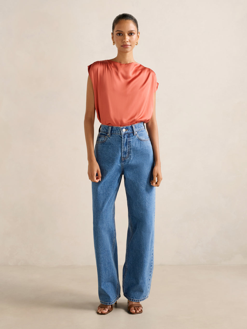 Frida Petite Funnel Neck Top