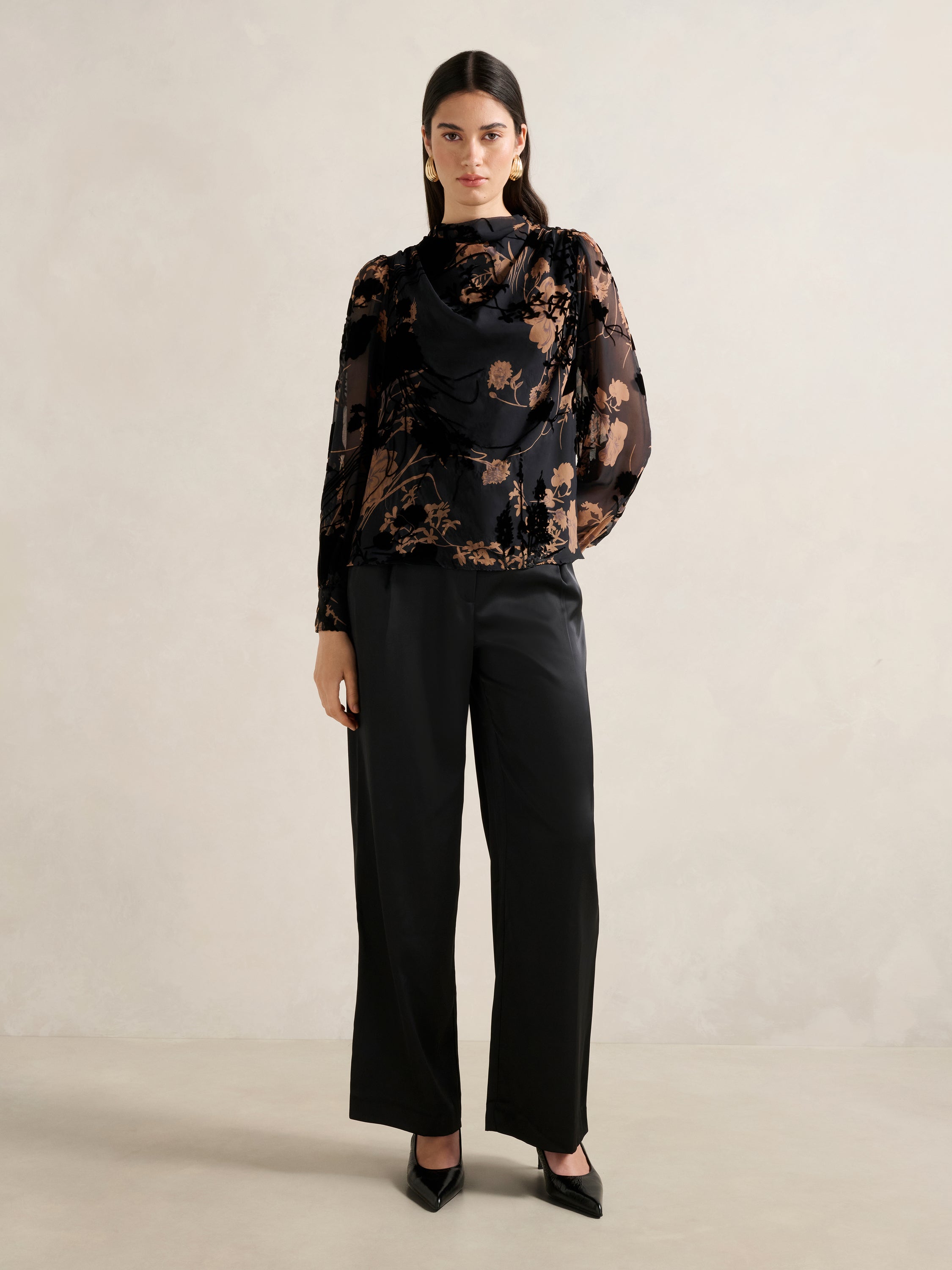 Amaya Drape Blouse
