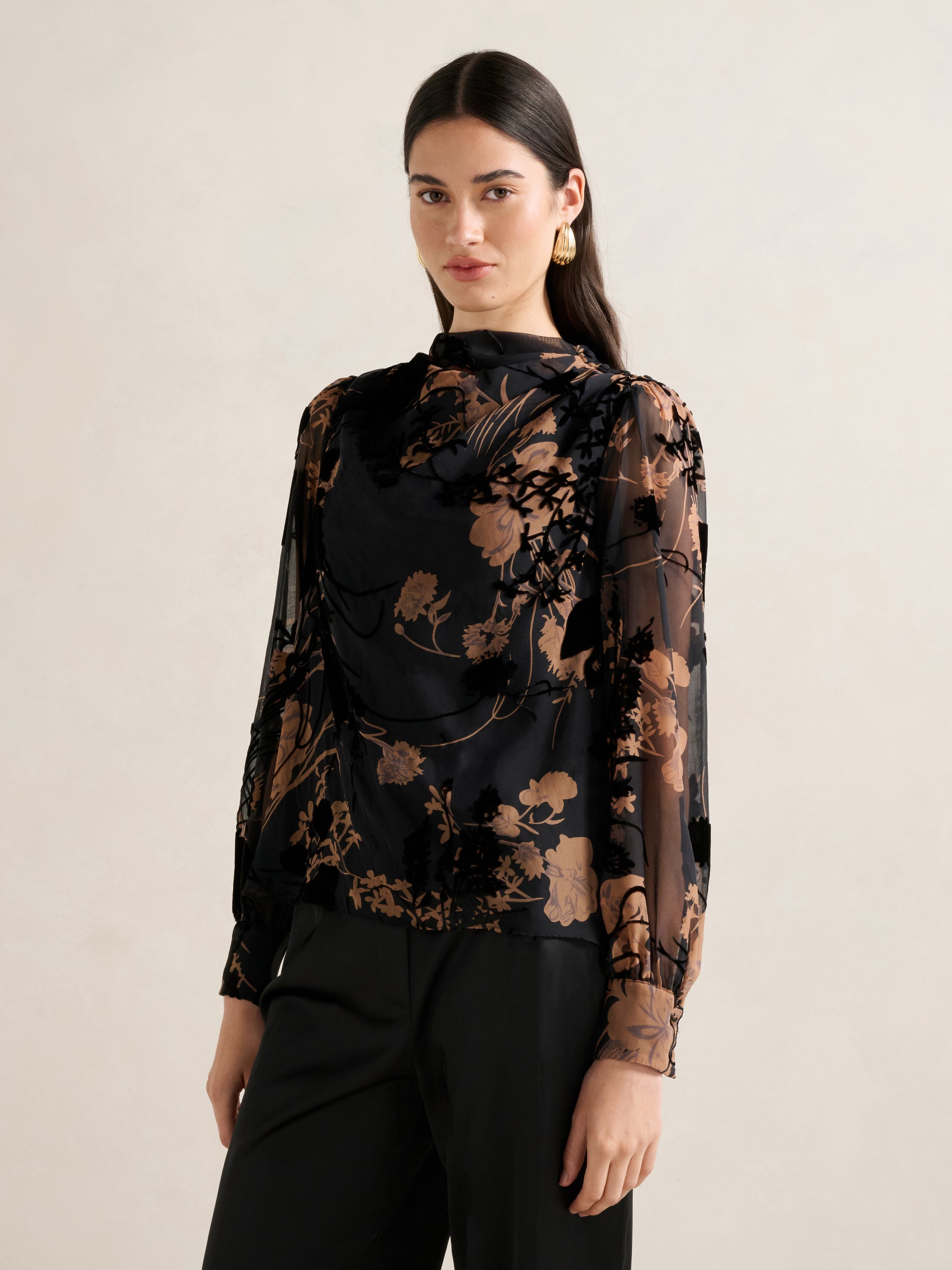 Amaya Drape Blouse