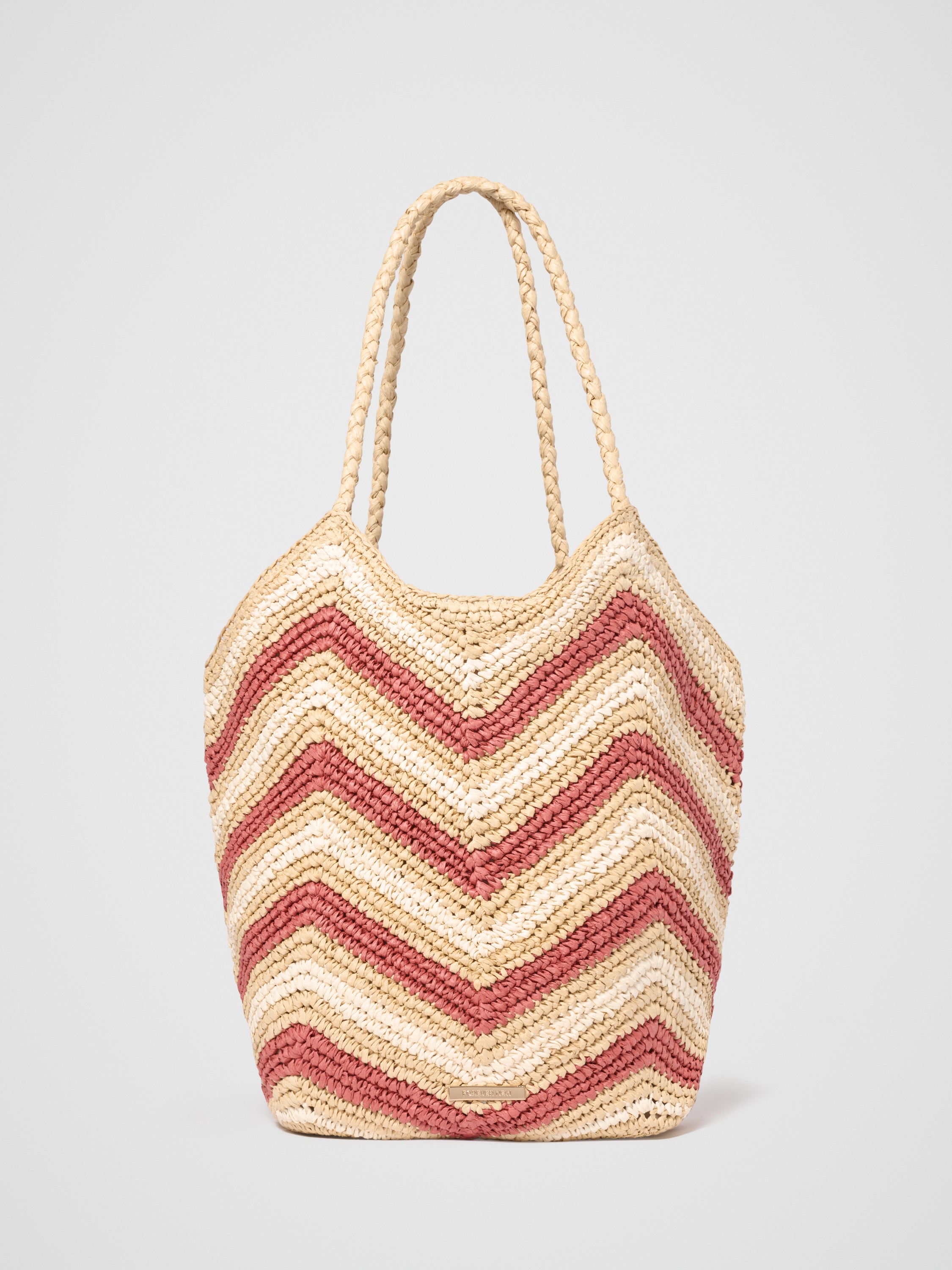 Keira Chevron Weave Tote Bag