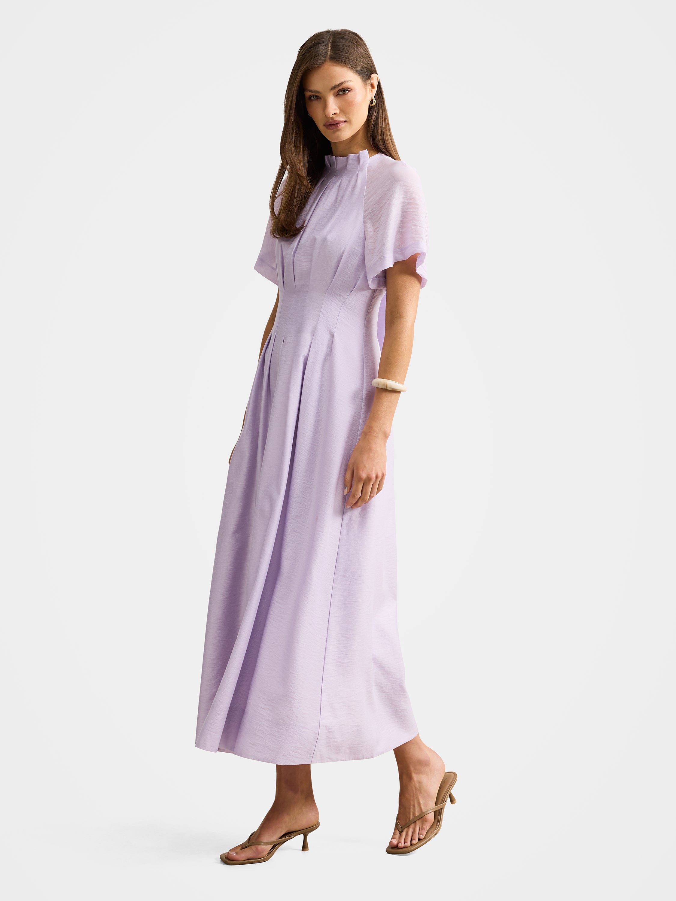 Everly Seam Detail Midi Dress