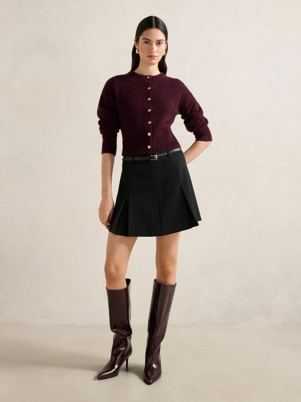 Delilah Belted Mini Skirt