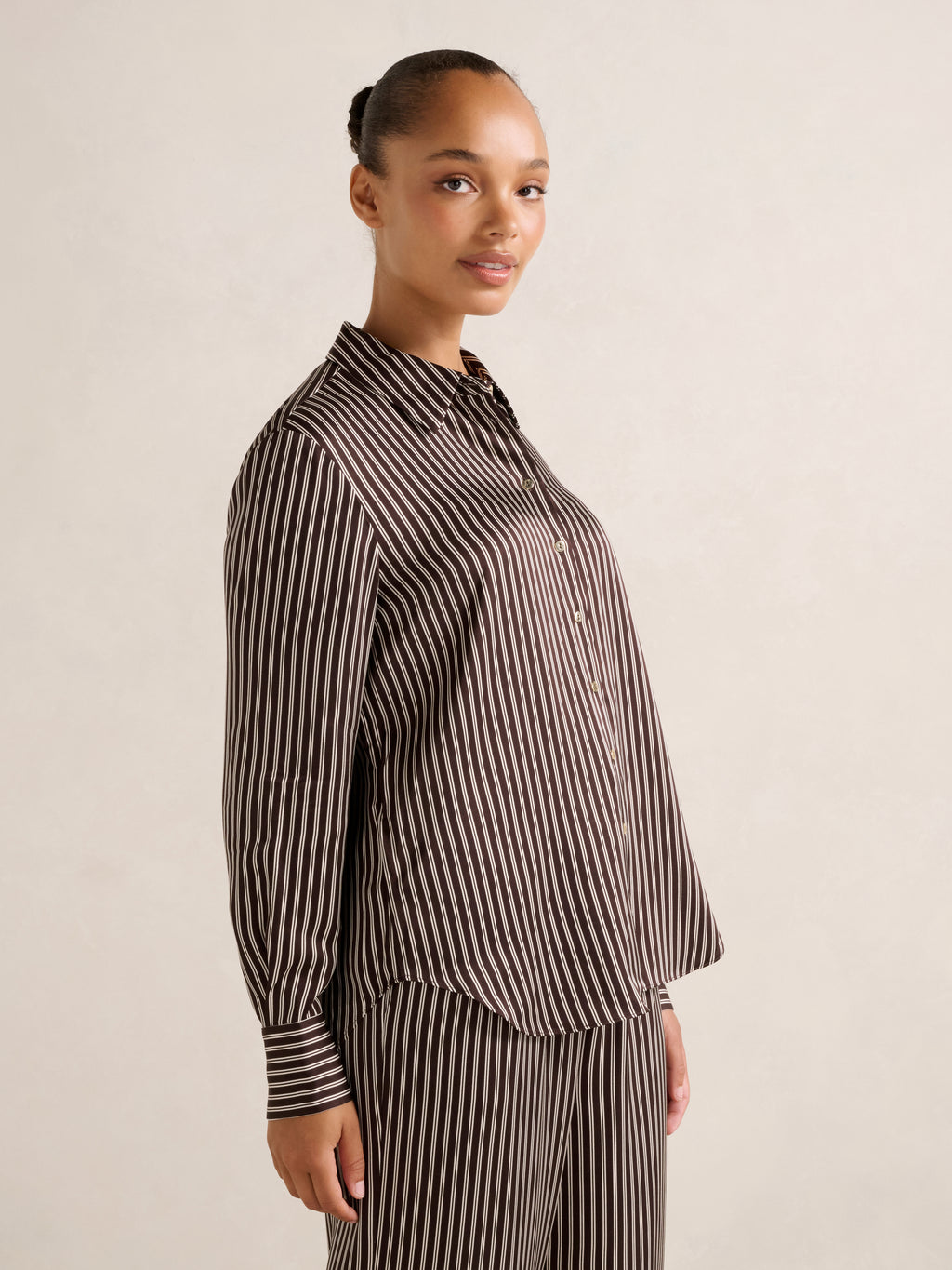 Lydia Oversized Satin Shirt