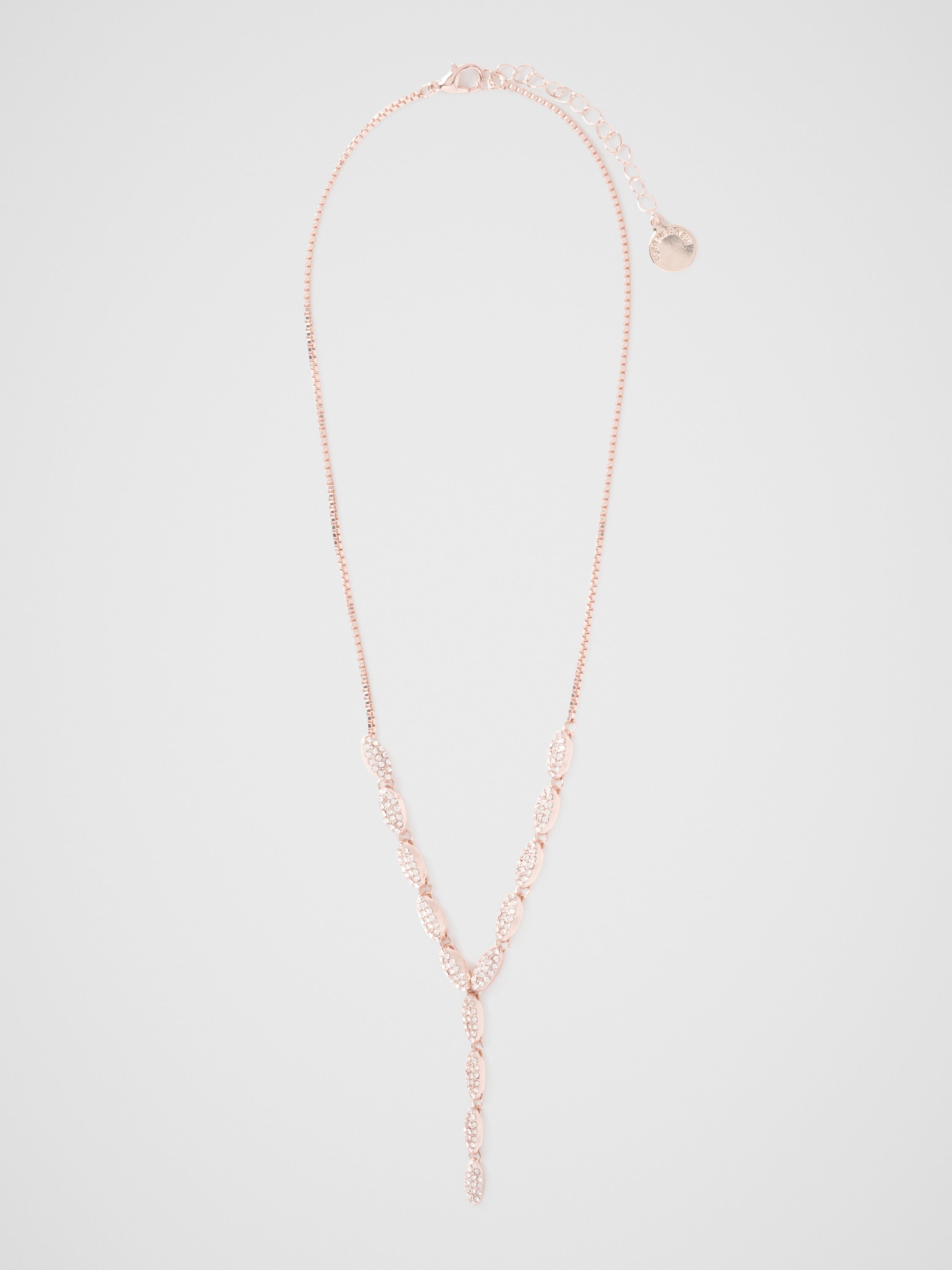 Polly Pave Drop Necklace