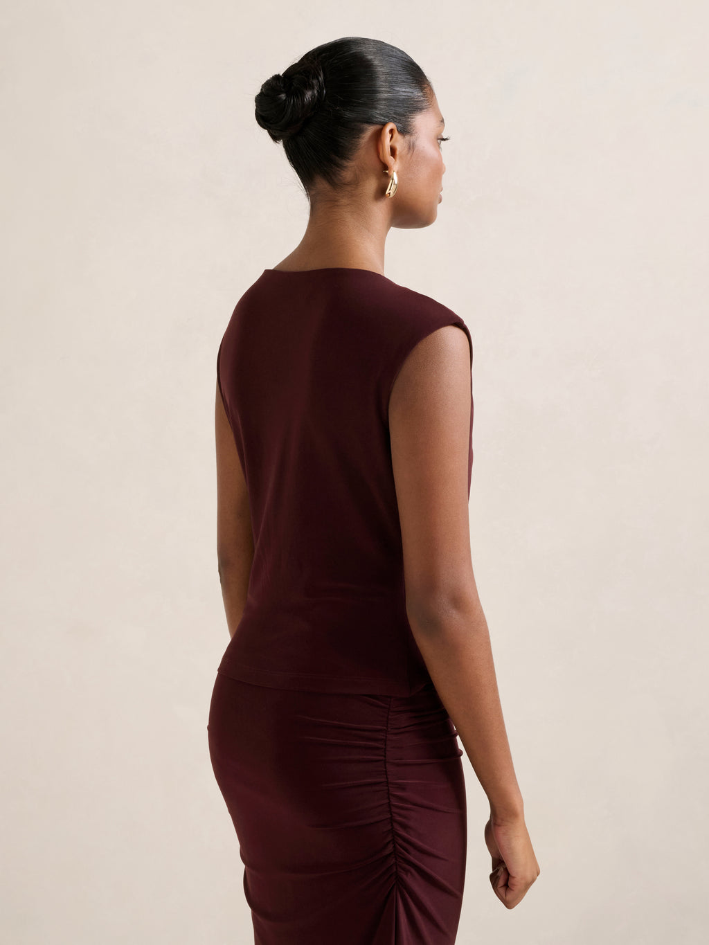Jazelle Petite Hardware Detail Top