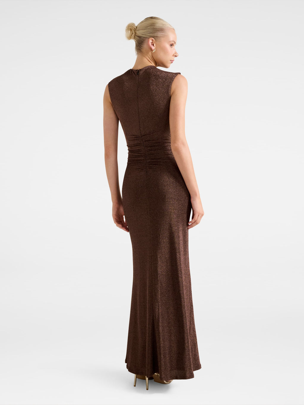 Kristy Metallic Maxi Dress