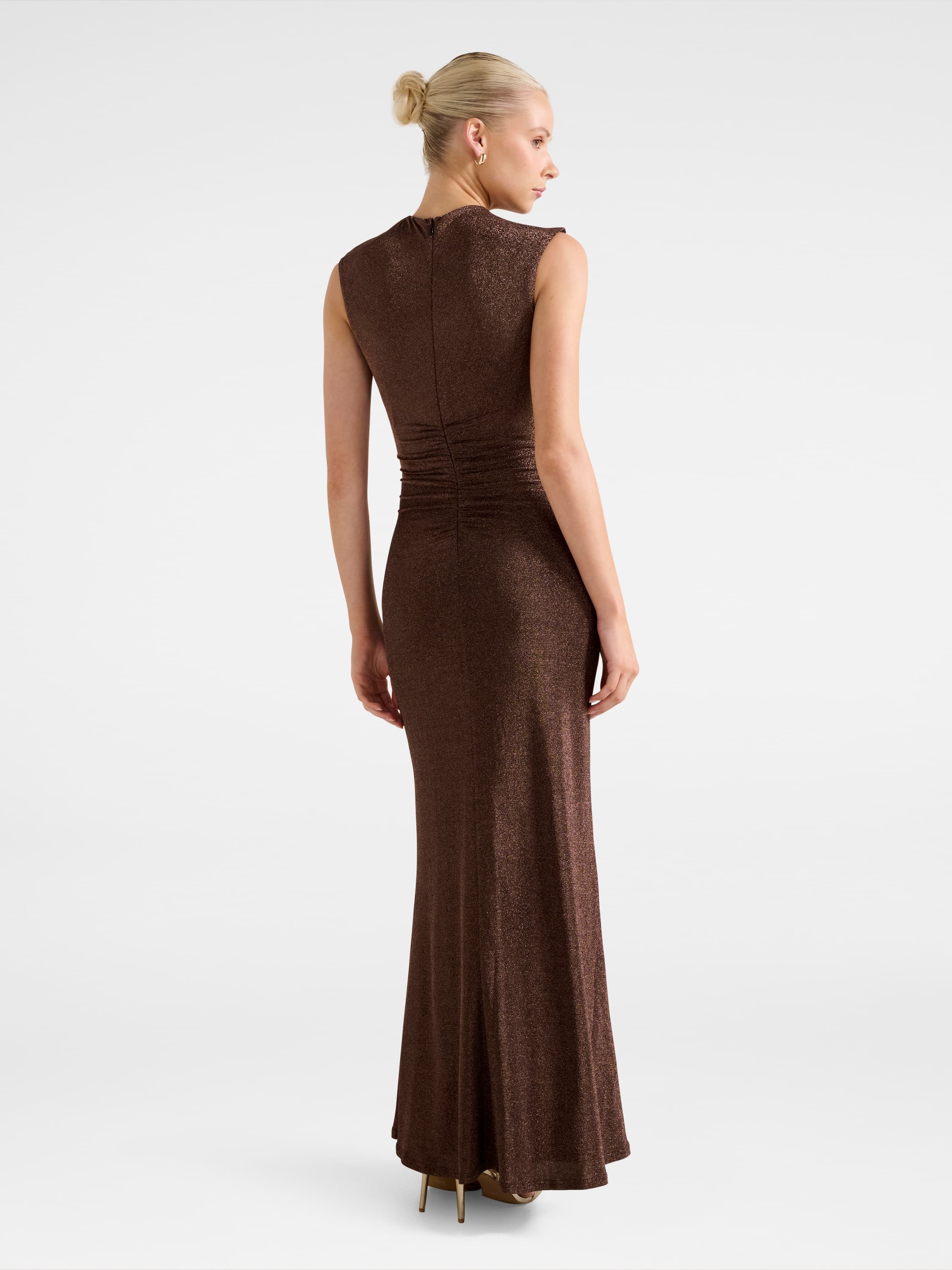 Kristy Metallic Maxi Dress