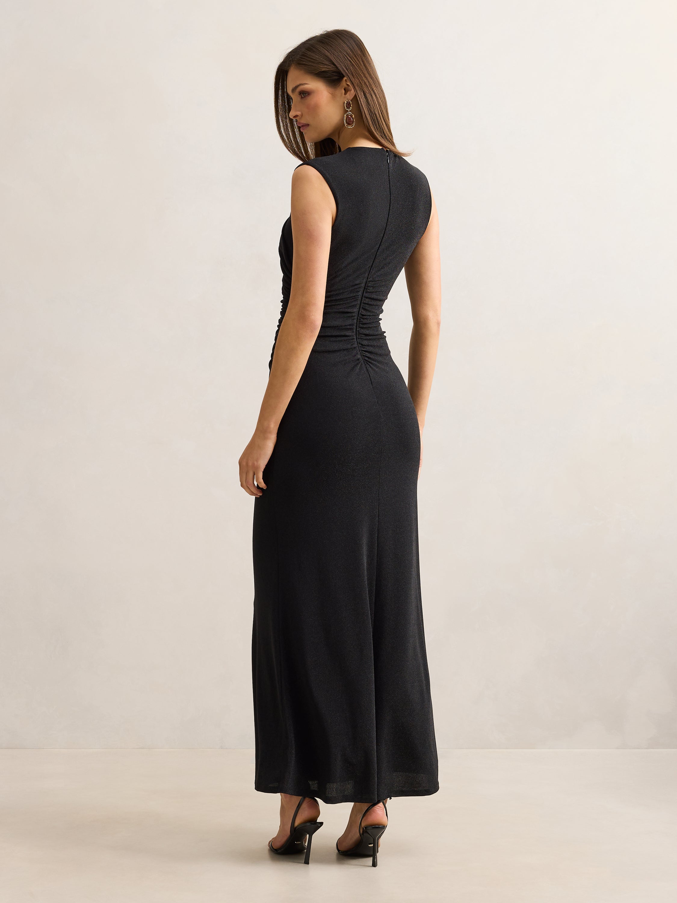 Kristy Metallic Maxi Dress
