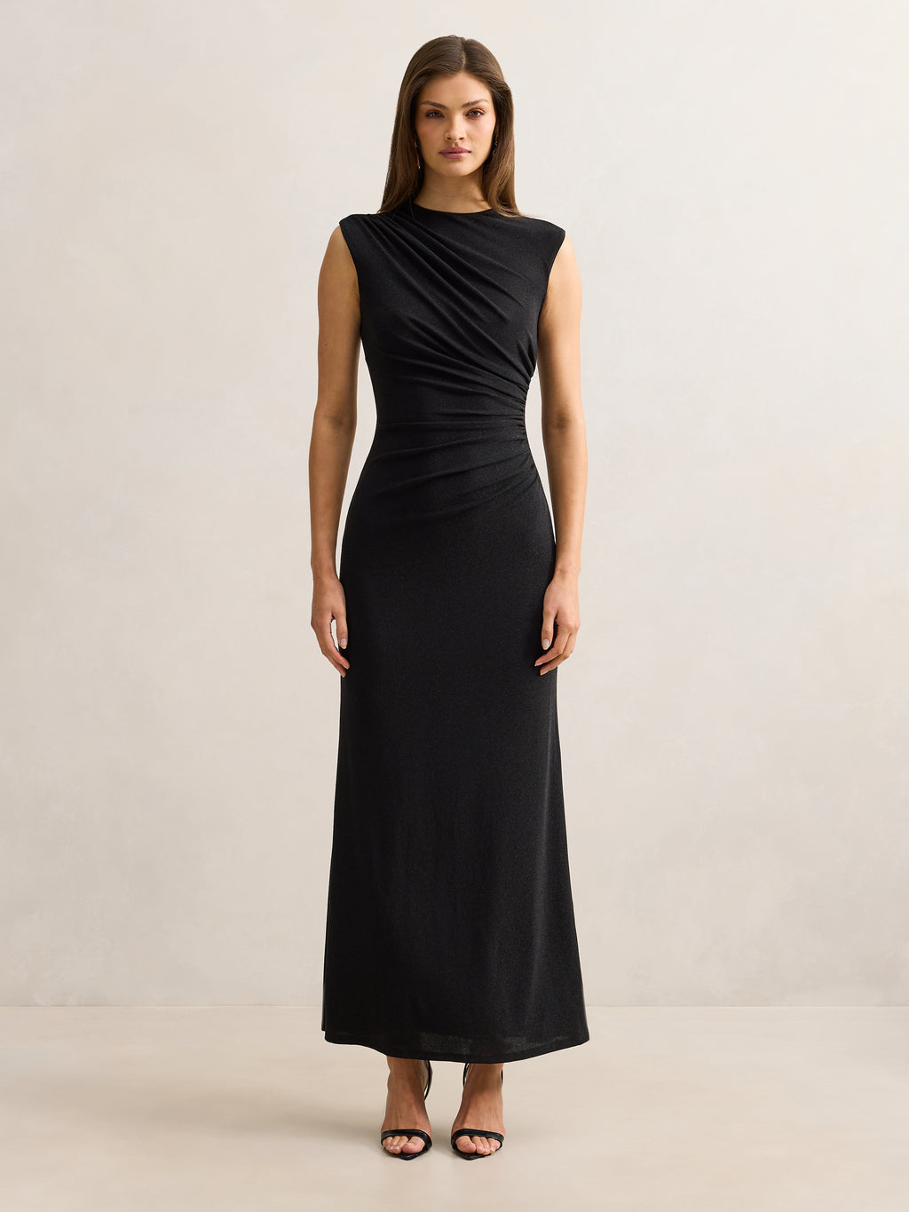 Kristy Metallic Maxi Dress