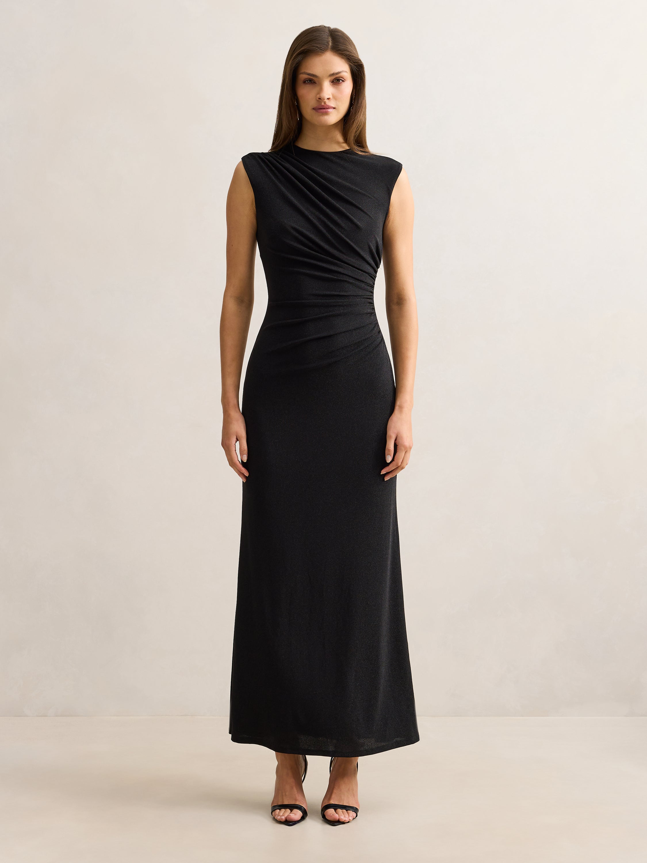 Kristy Metallic Maxi Dress