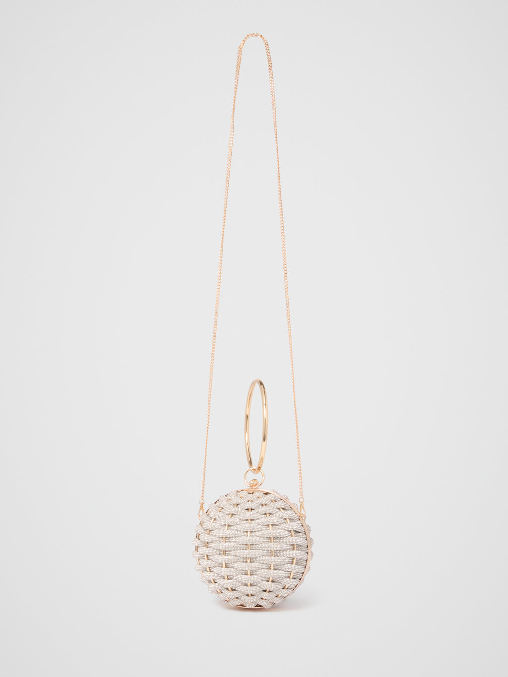 Wynnie Woven Round Clutch