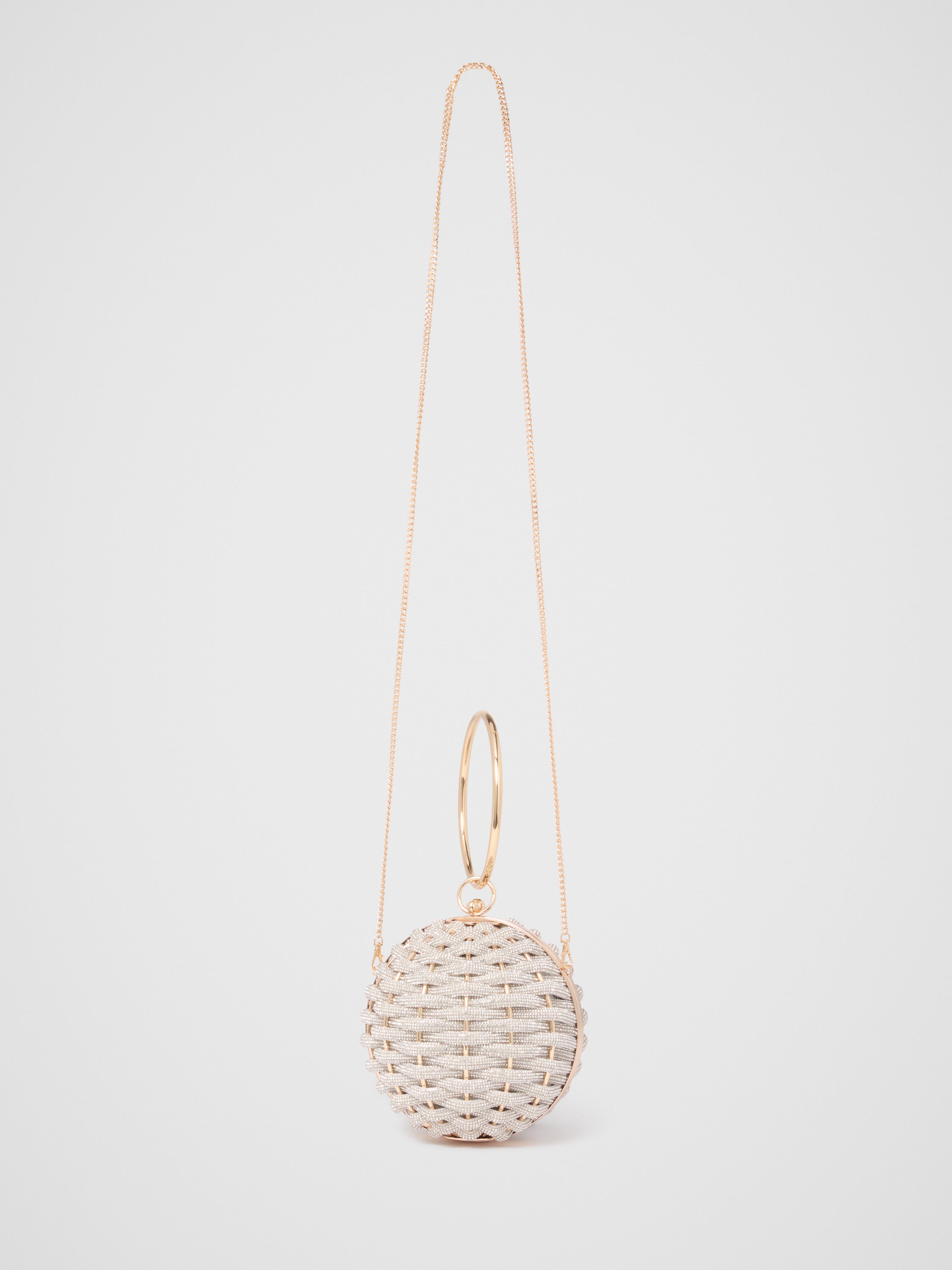 Wynnie Woven Round Clutch