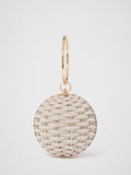 Wynnie Woven Round Clutch