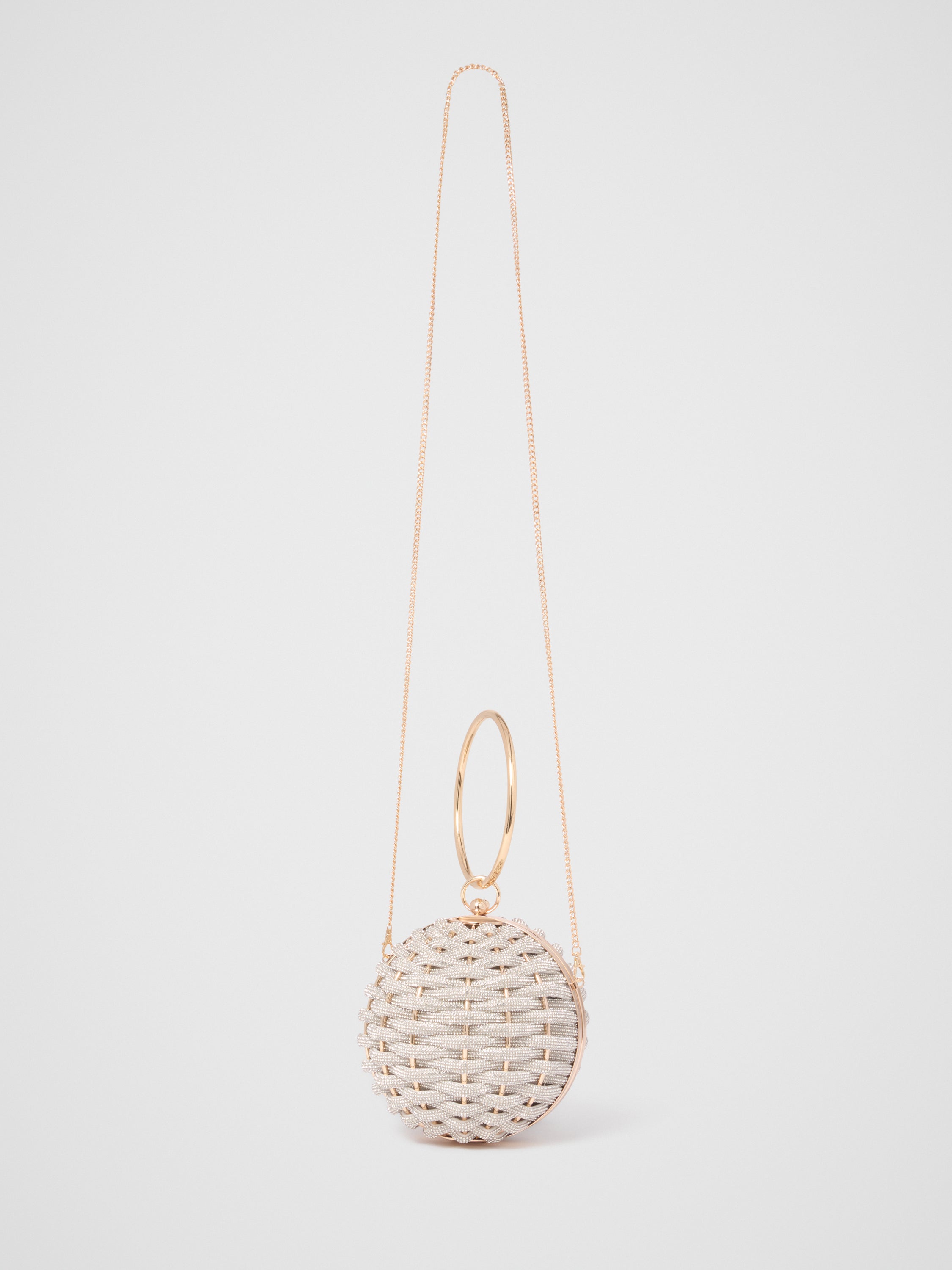 Wynnie Woven Round Clutch